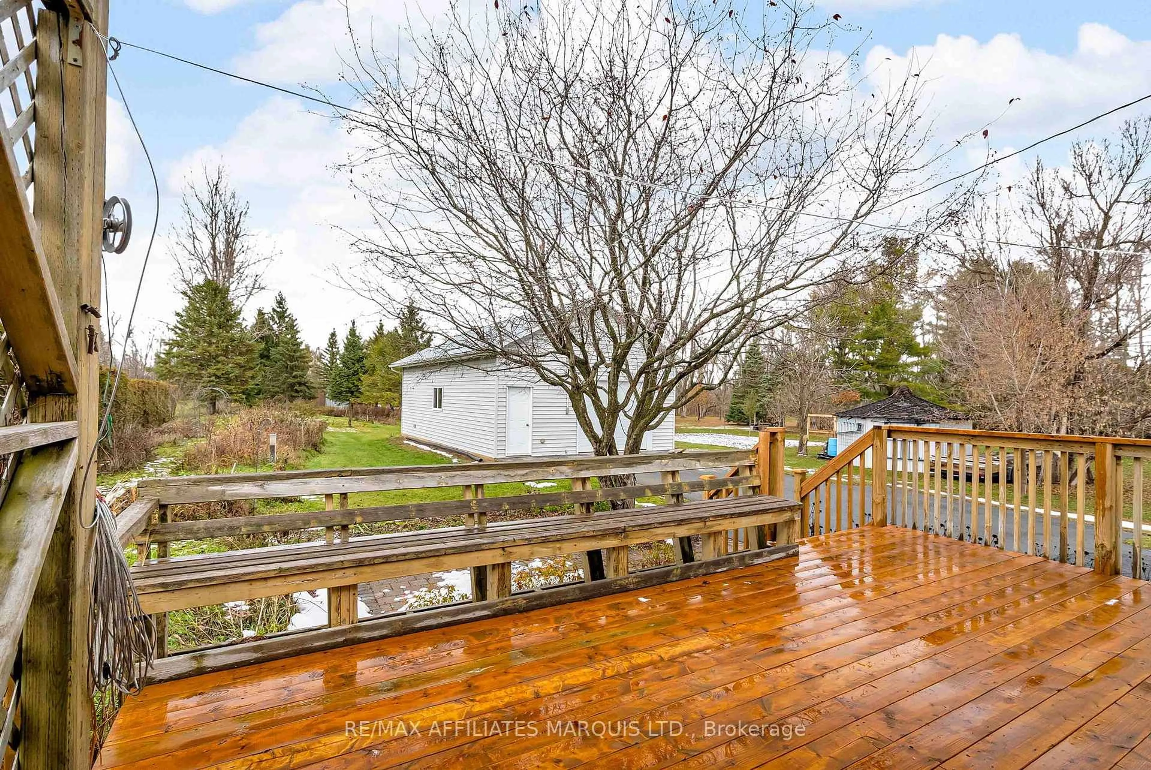 A pic from outside/outdoor area/front of a property/back of a property/a pic from drone, water/lake/river/ocean view for 17439 County Rd 18 Rd, South Stormont Ontario K0C 2A0