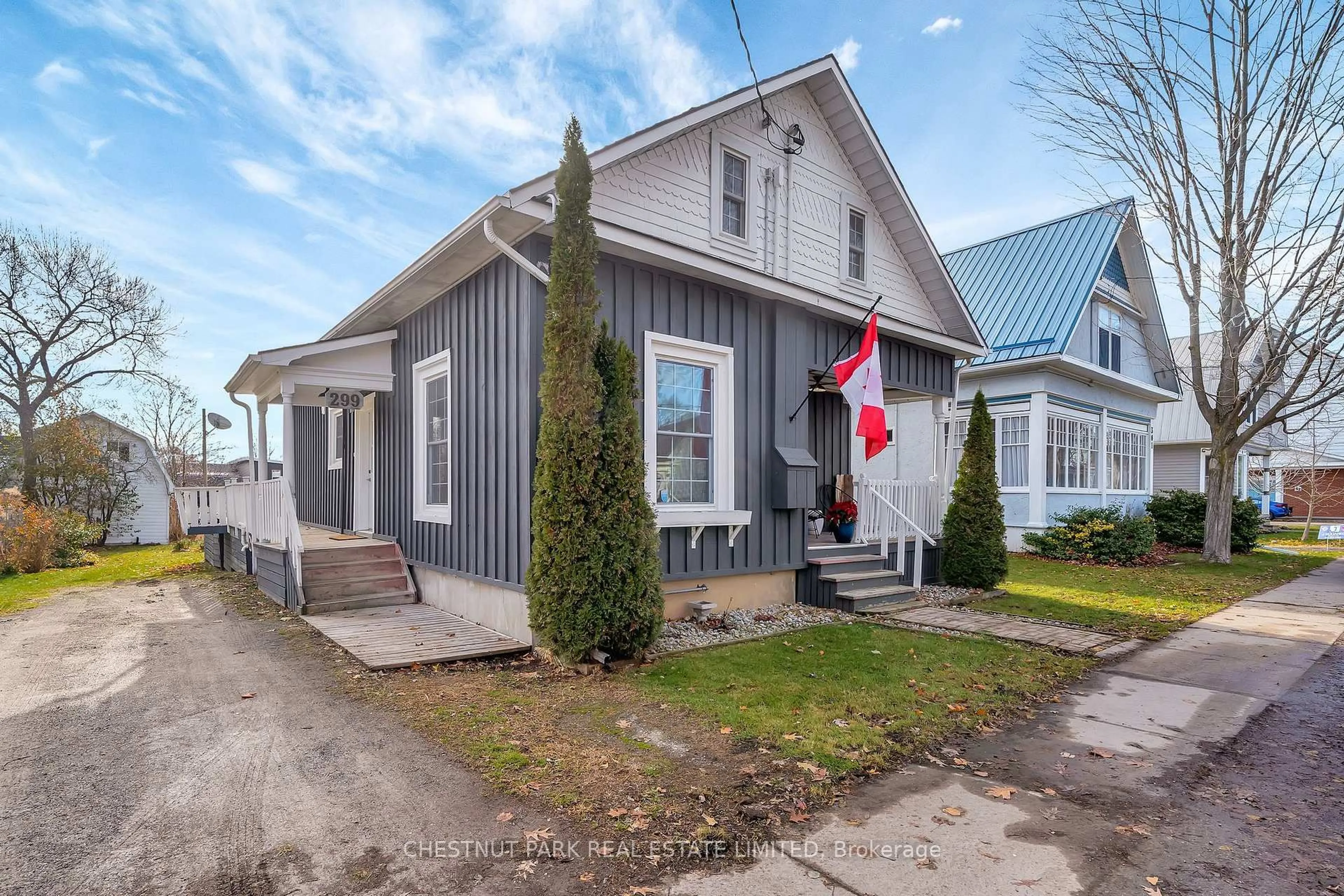 Home with vinyl exterior material, street for 299 Noxon Ave, Prince Edward County Ontario K0K 3L0