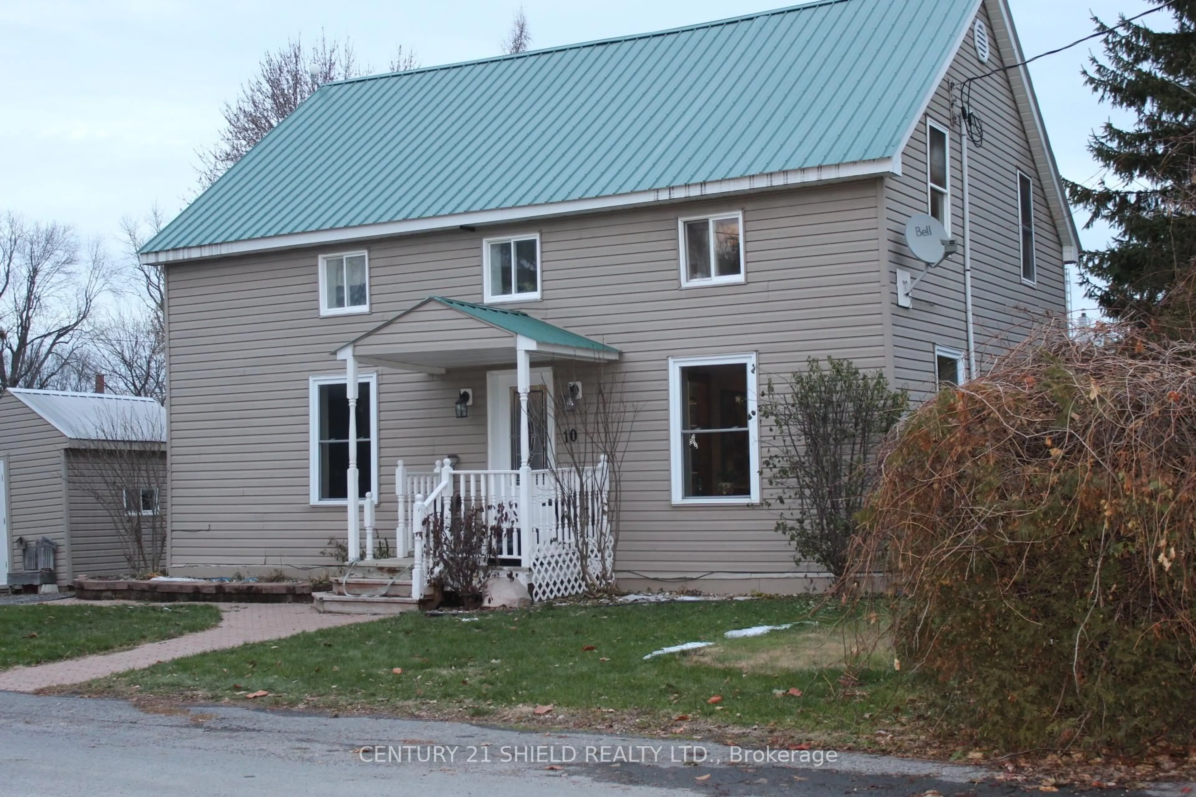 Home with vinyl exterior material, street for 10 Ash St, South Stormont Ontario K0C 1Y0