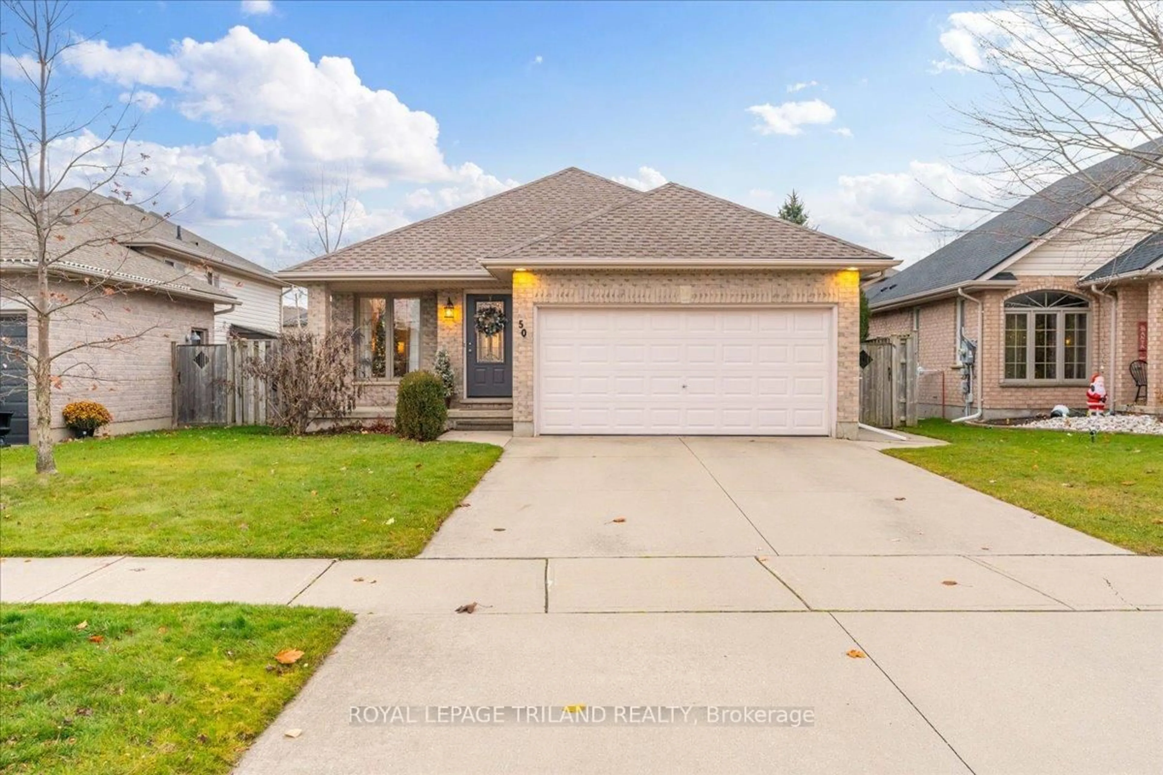 Home with brick exterior material, street for 50 Queensway Dr, Strathroy-Caradoc Ontario N7G 4M3