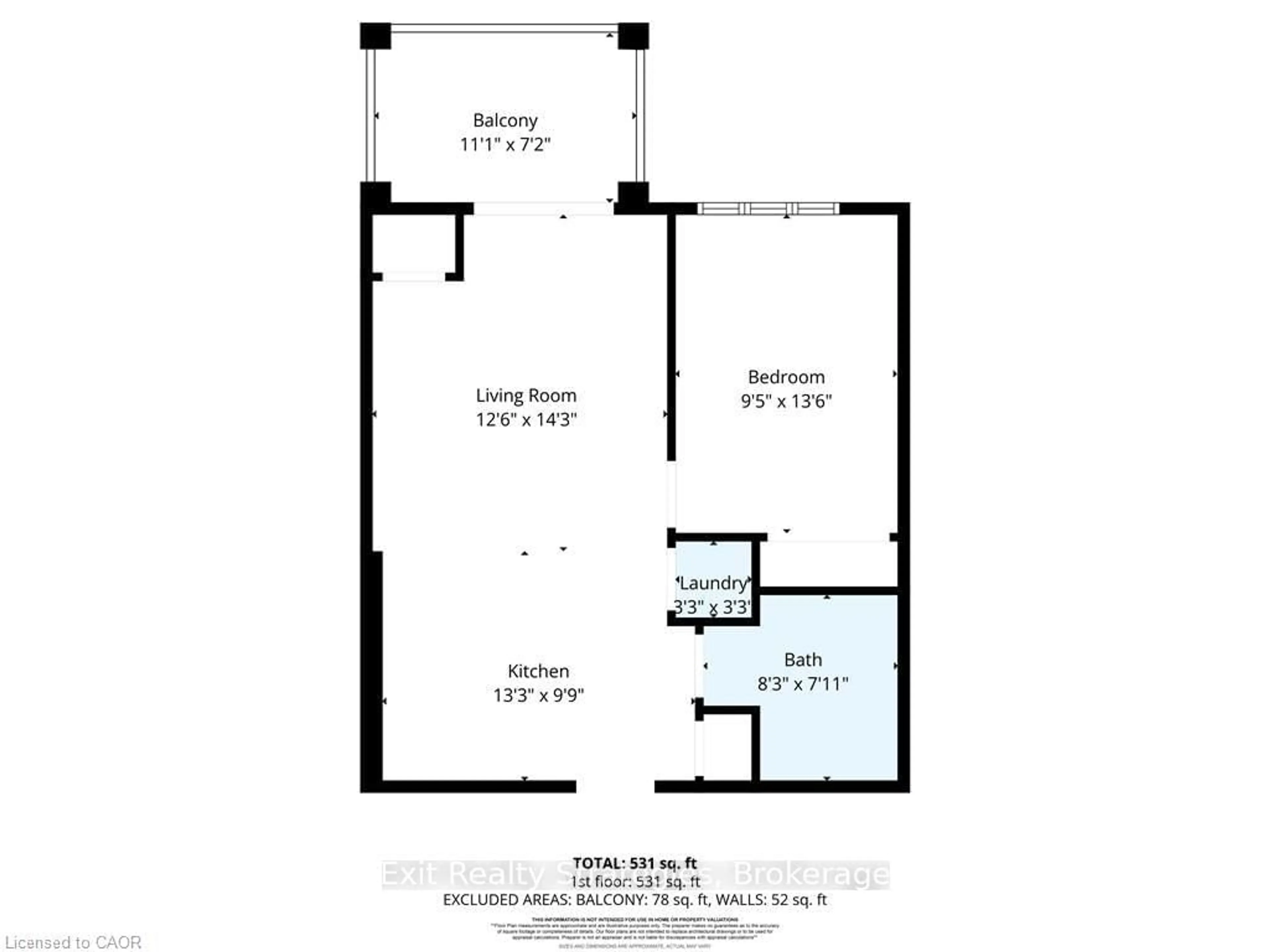 Floor plan for 2605 Binbrook Rd #308, Hamilton Ontario L0R 1C0
