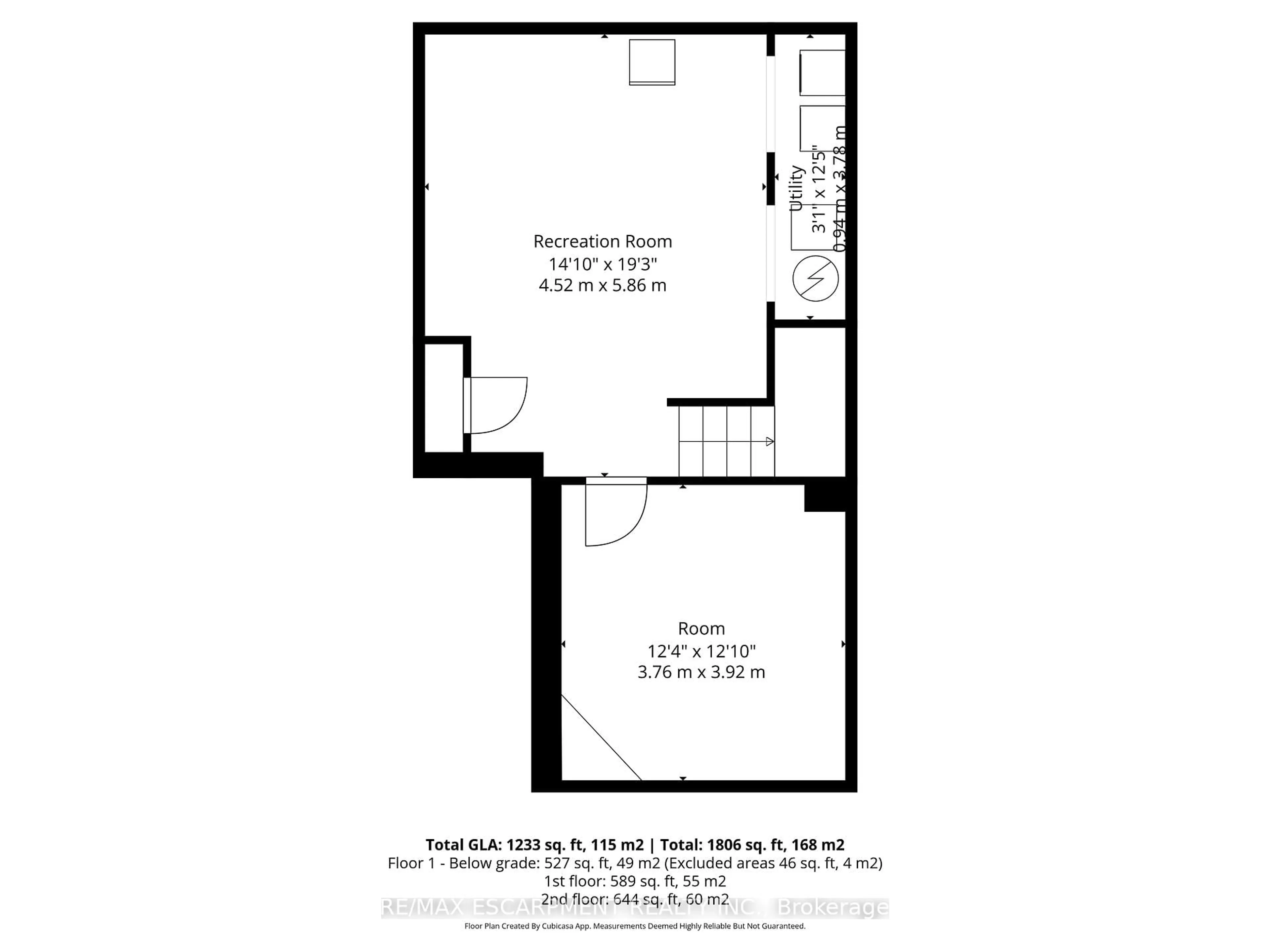 Floor plan for 408 East 21st St, Hamilton Ontario L8V 2V2