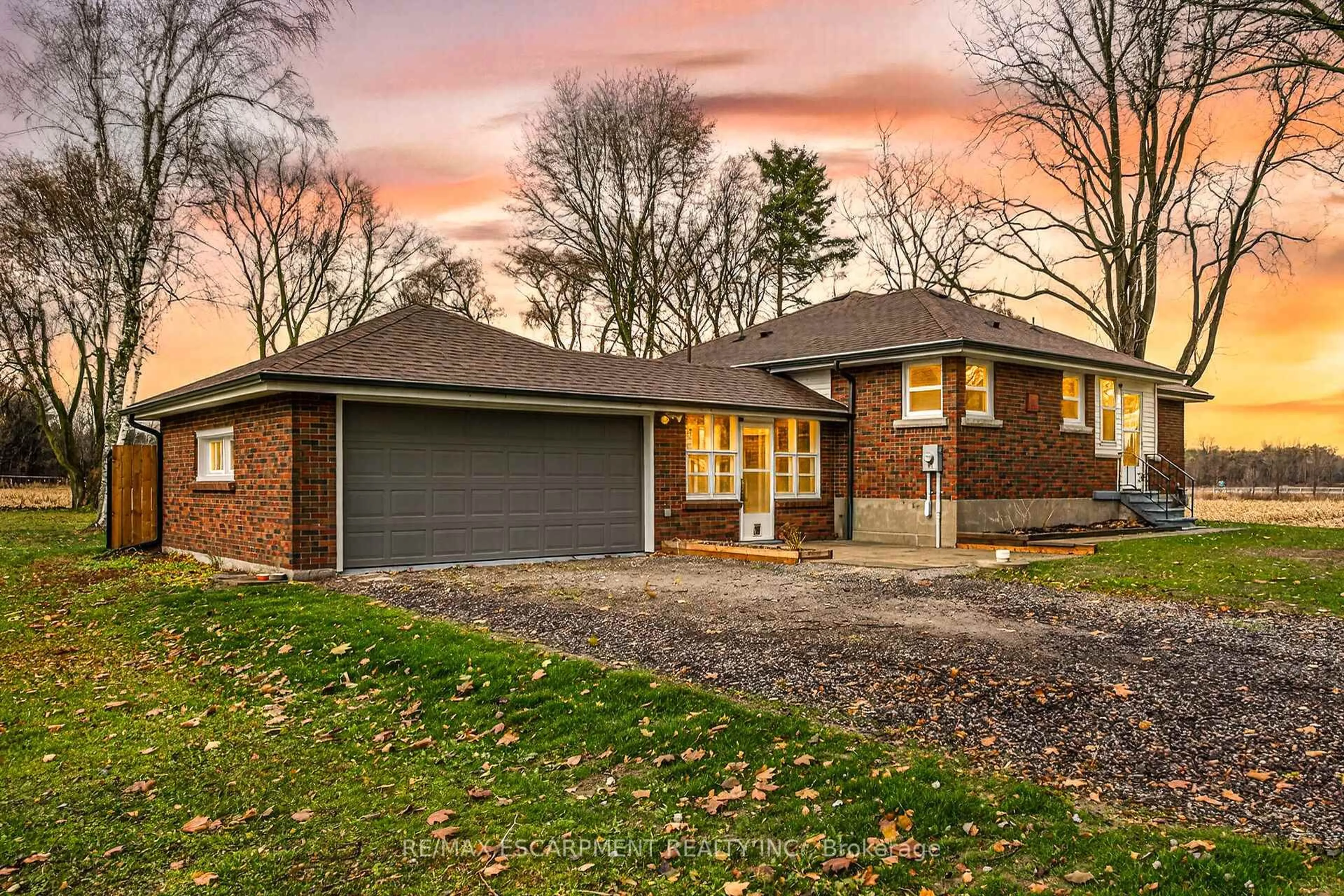 Home with brick exterior material, street for 44090 HENDERSHOT Rd, Wainfleet Ontario N0A 1K0