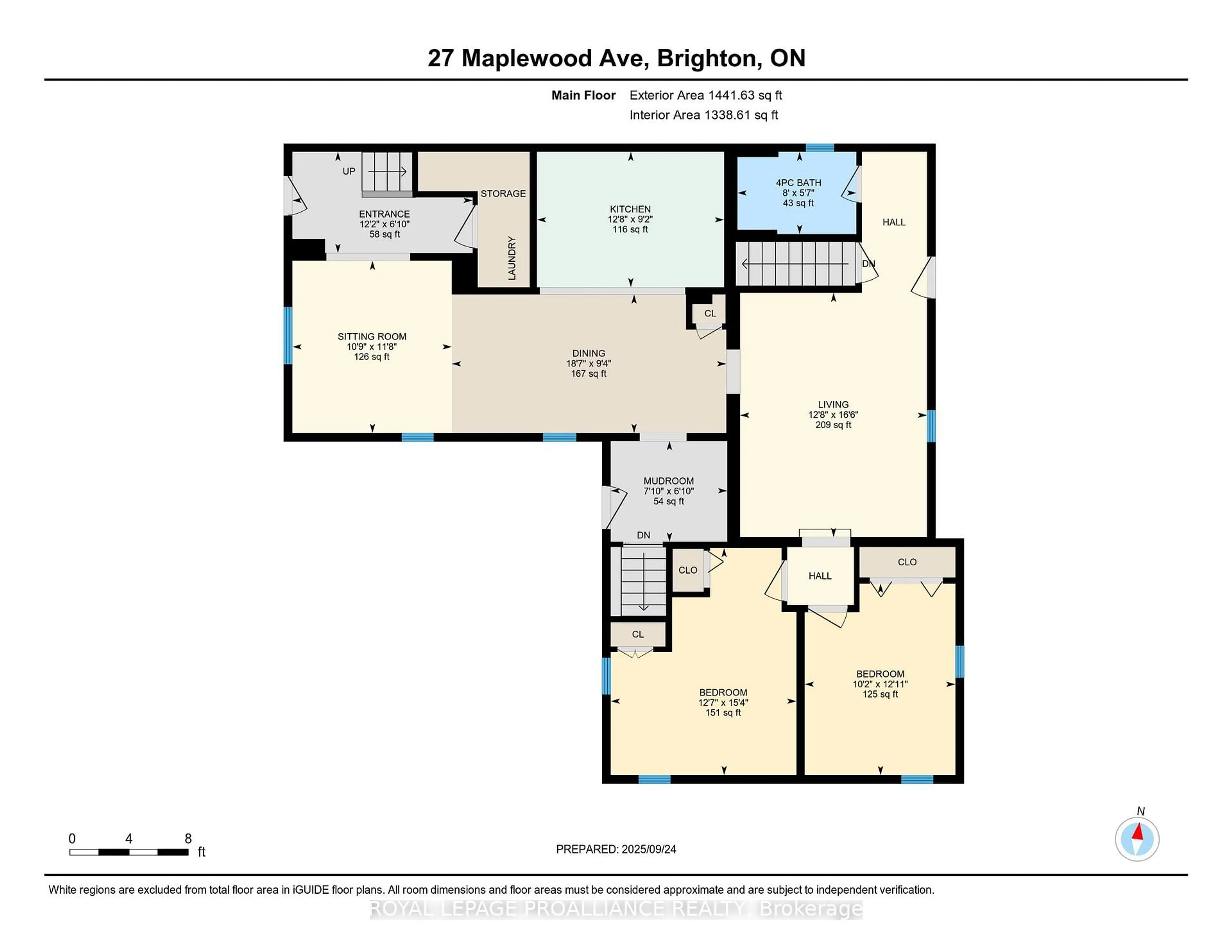 Floor plan for 27 Maplewood Ave, Brighton Ontario K0K 1H0