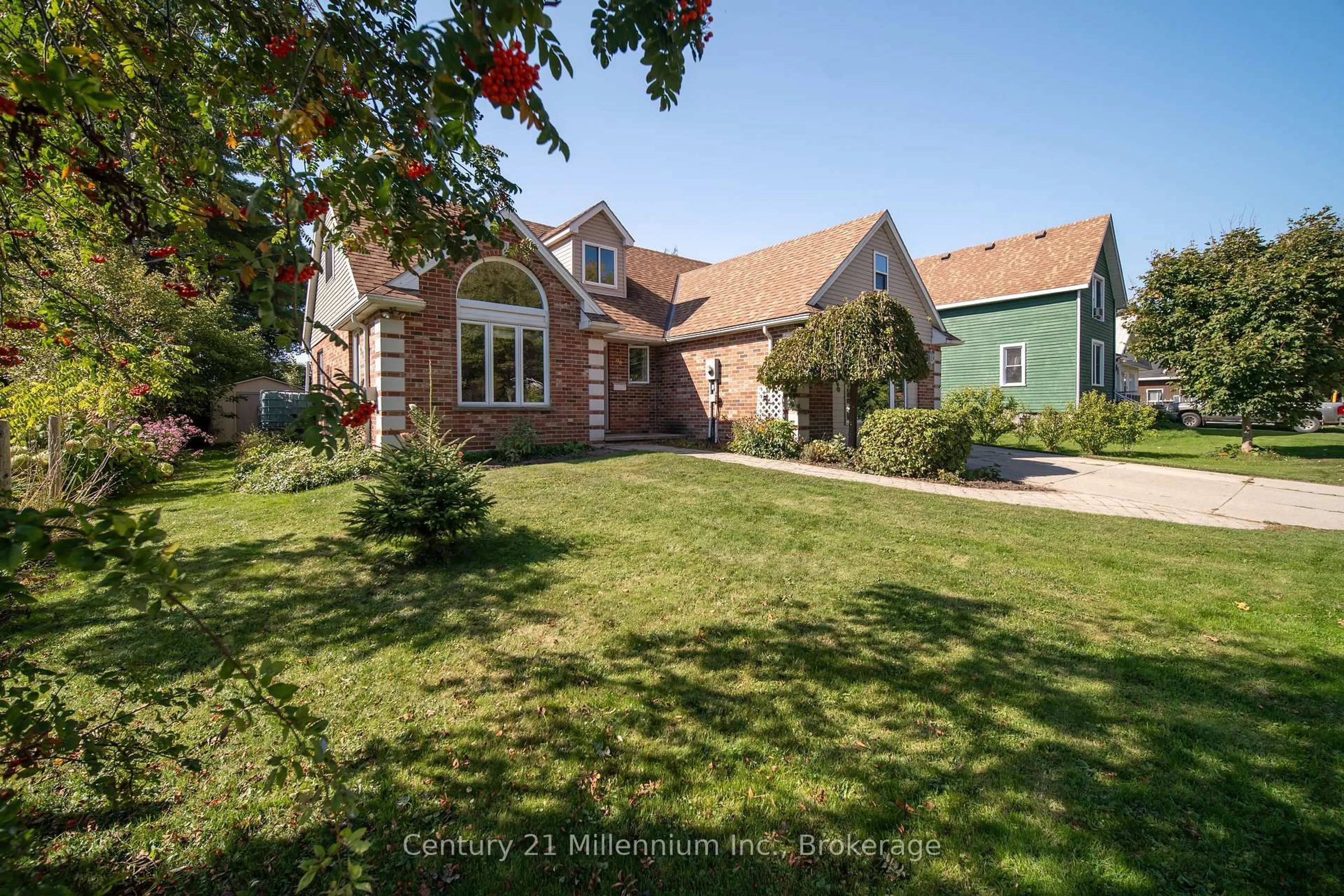 A pic from outside/outdoor area/front of a property/back of a property/a pic from drone, street for 96 Main St, Northern Bruce Peninsula Ontario N0H 1W0