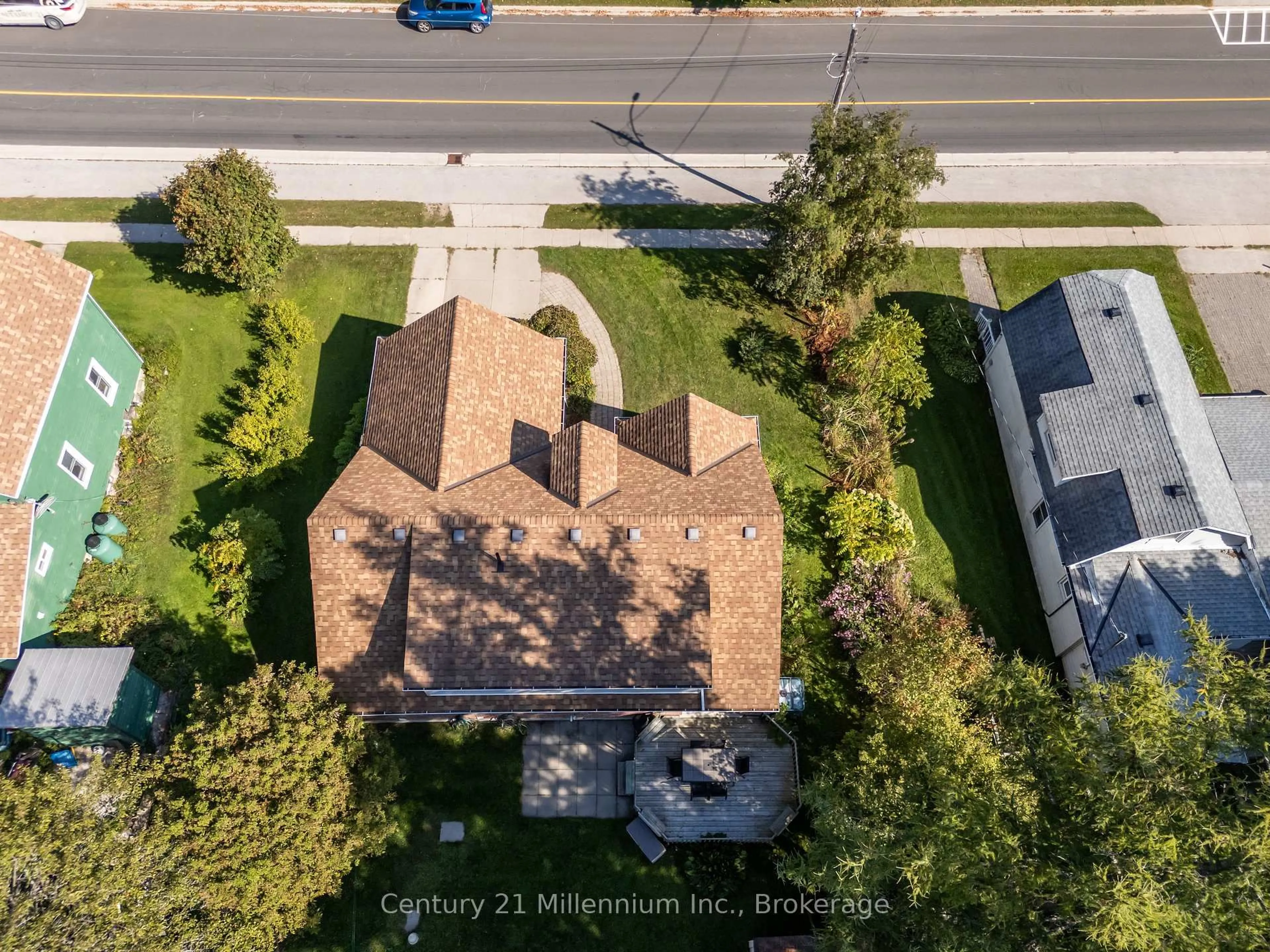 A pic from outside/outdoor area/front of a property/back of a property/a pic from drone, street for 96 Main St, Northern Bruce Peninsula Ontario N0H 1W0
