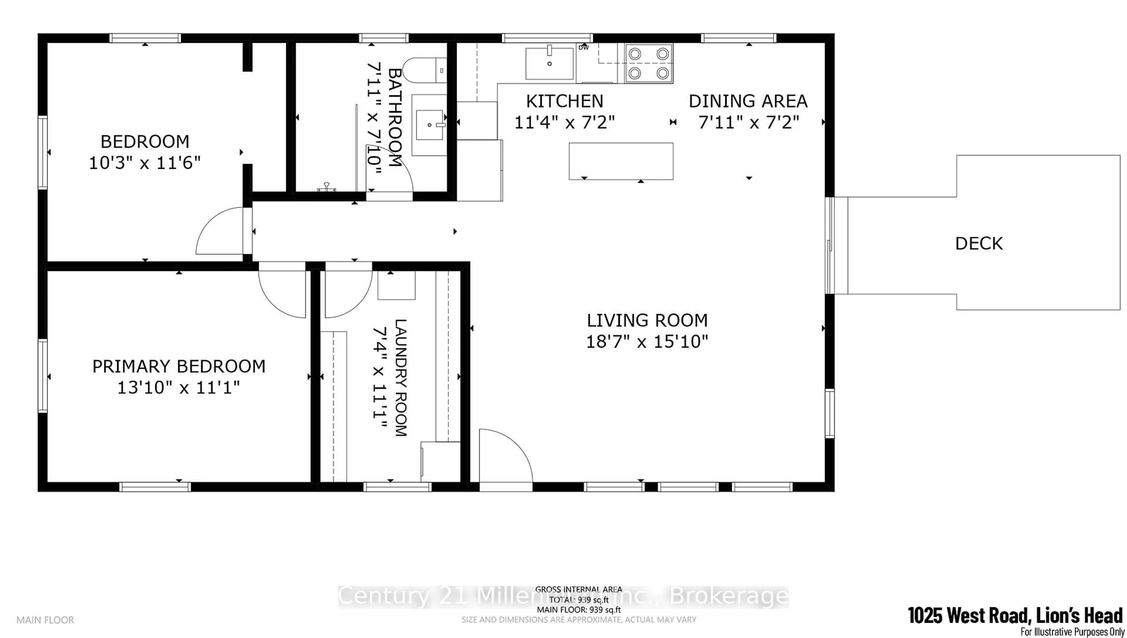 Floor plan for 1025 West Rd, Northern Bruce Peninsula Ontario N0H 1W0