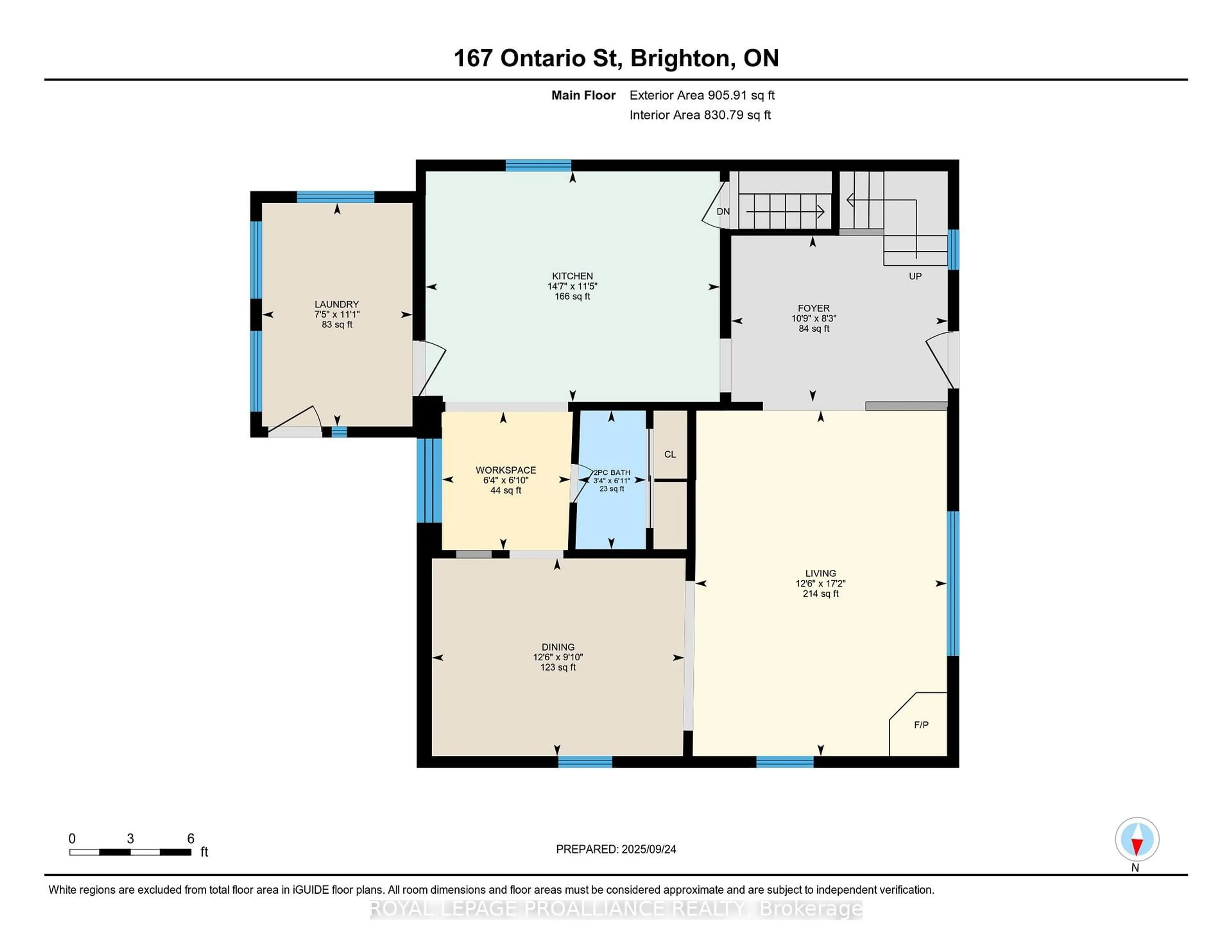 Floor plan for 167 Ontario St, Brighton Ontario K0K 1H0