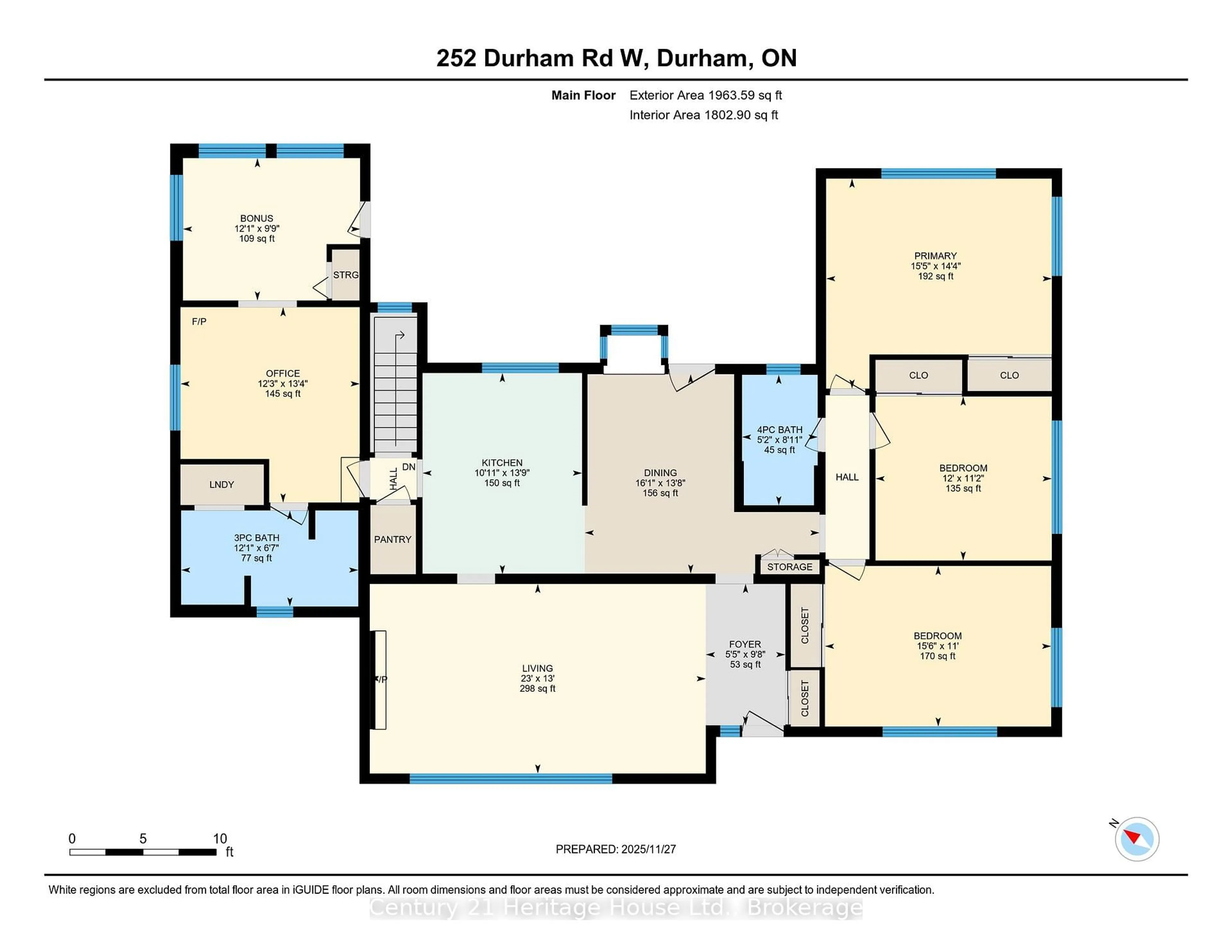 Floor plan for 252 Durham Rd, West Grey Ontario N0G 1R0