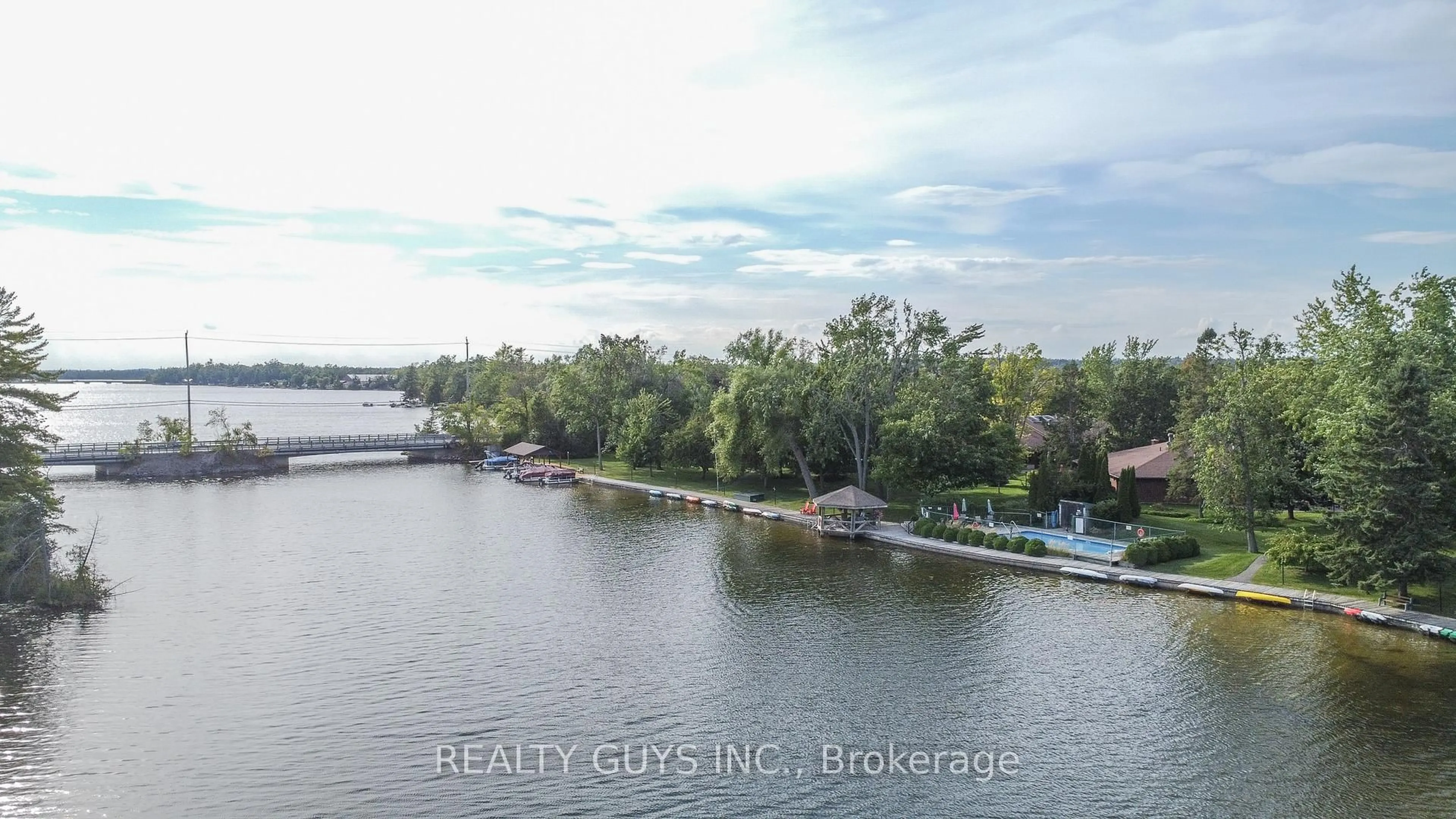 A pic from outside/outdoor area/front of a property/back of a property/a pic from drone, water/lake/river/ocean view for 200 EAST St, Kawartha Lakes Ontario K0M 1A0