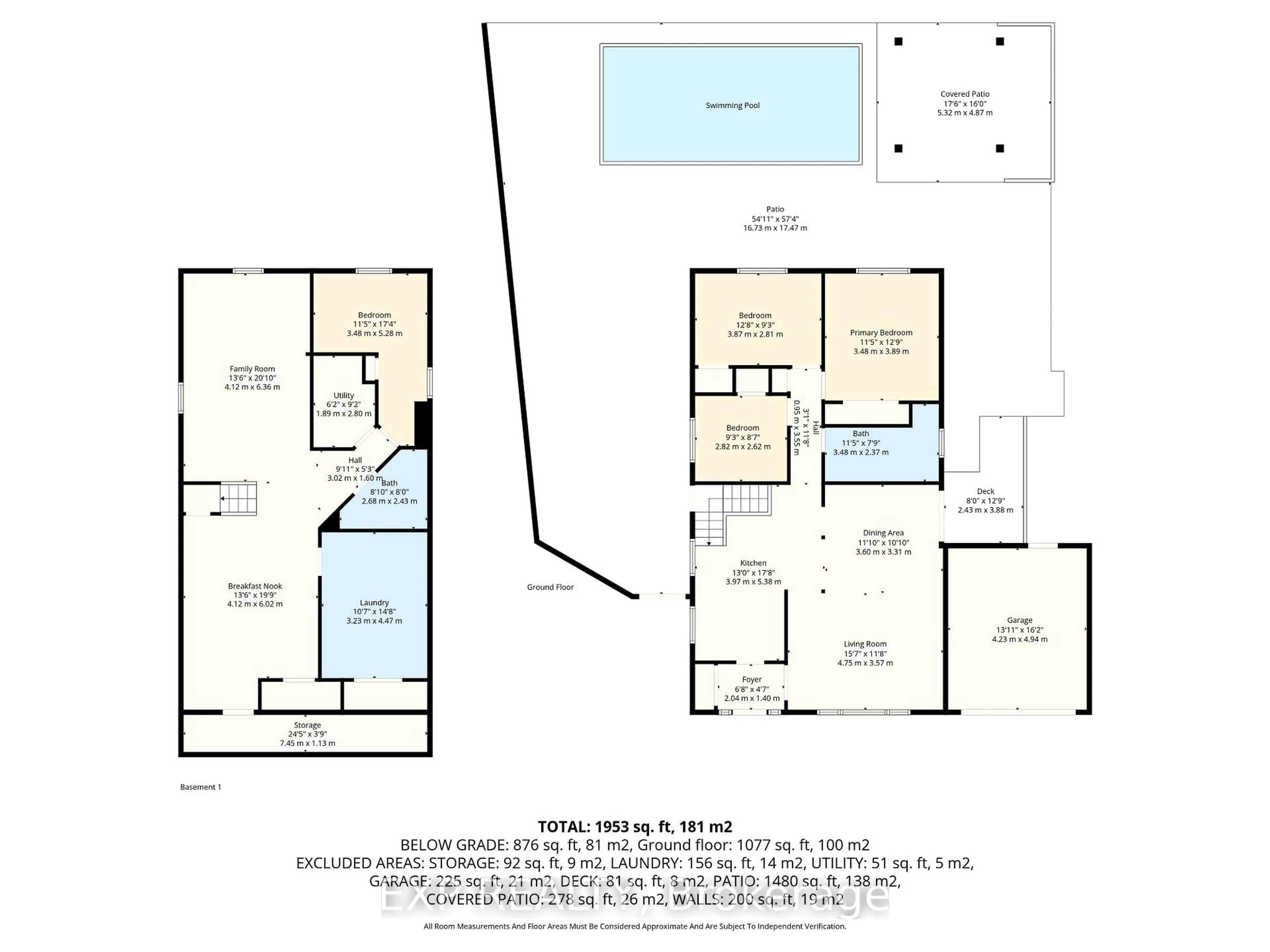 Floor plan for 564 Sandmere Cres, Cobourg Ontario K9A 4R8