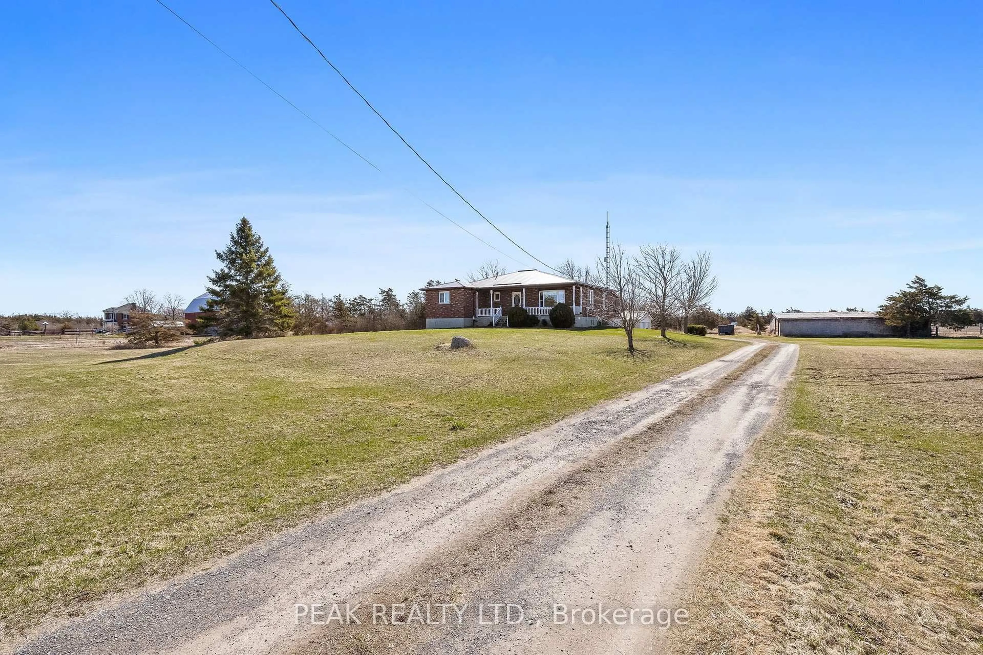 A pic from outside/outdoor area/front of a property/back of a property/a pic from drone, street for 1958 County Rd 7 Rd, Prince Edward County Ontario K0K 2T0