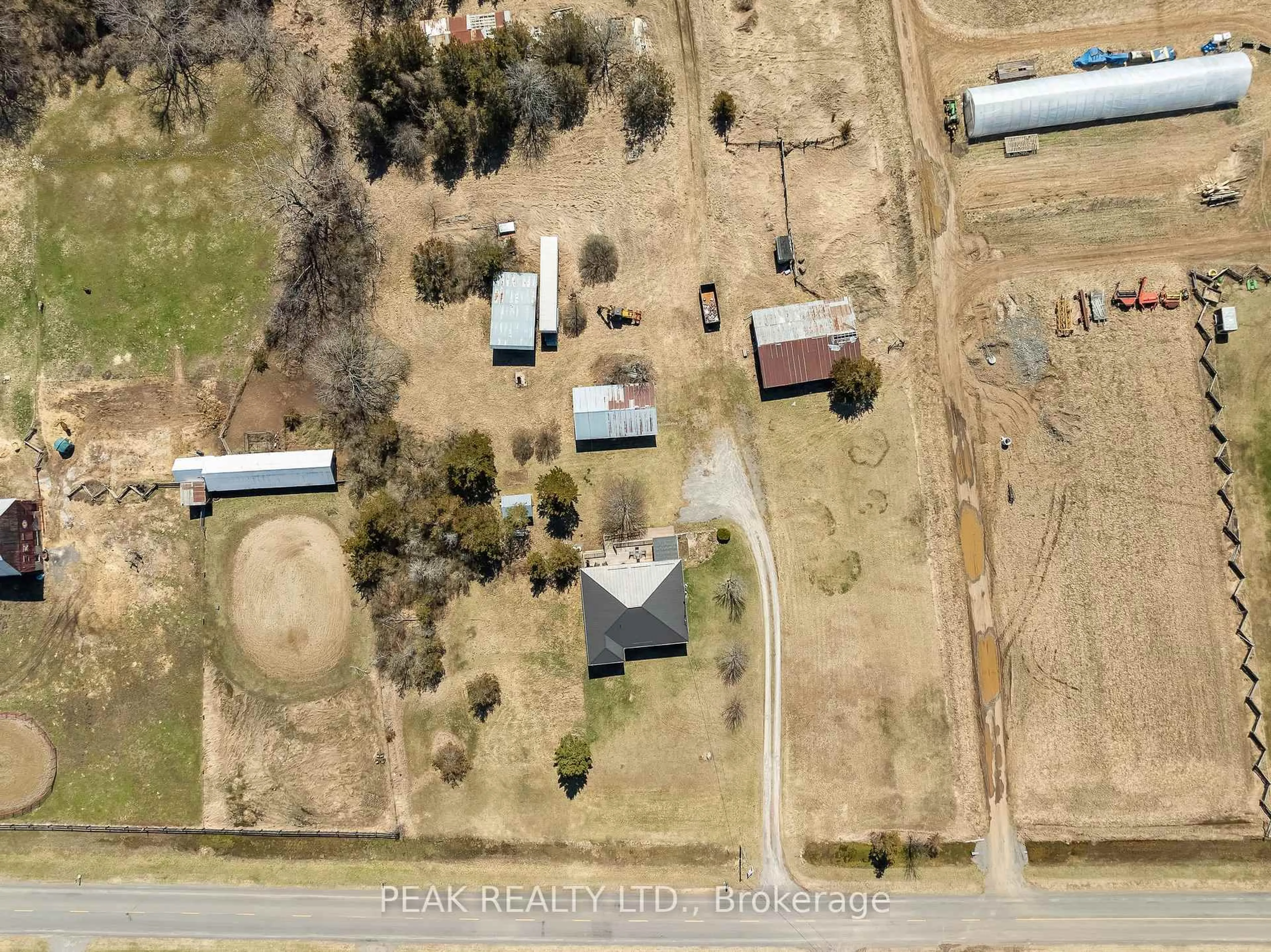 A pic from outside/outdoor area/front of a property/back of a property/a pic from drone, building for 1958 County Rd 7 Rd, Prince Edward County Ontario K0K 2T0
