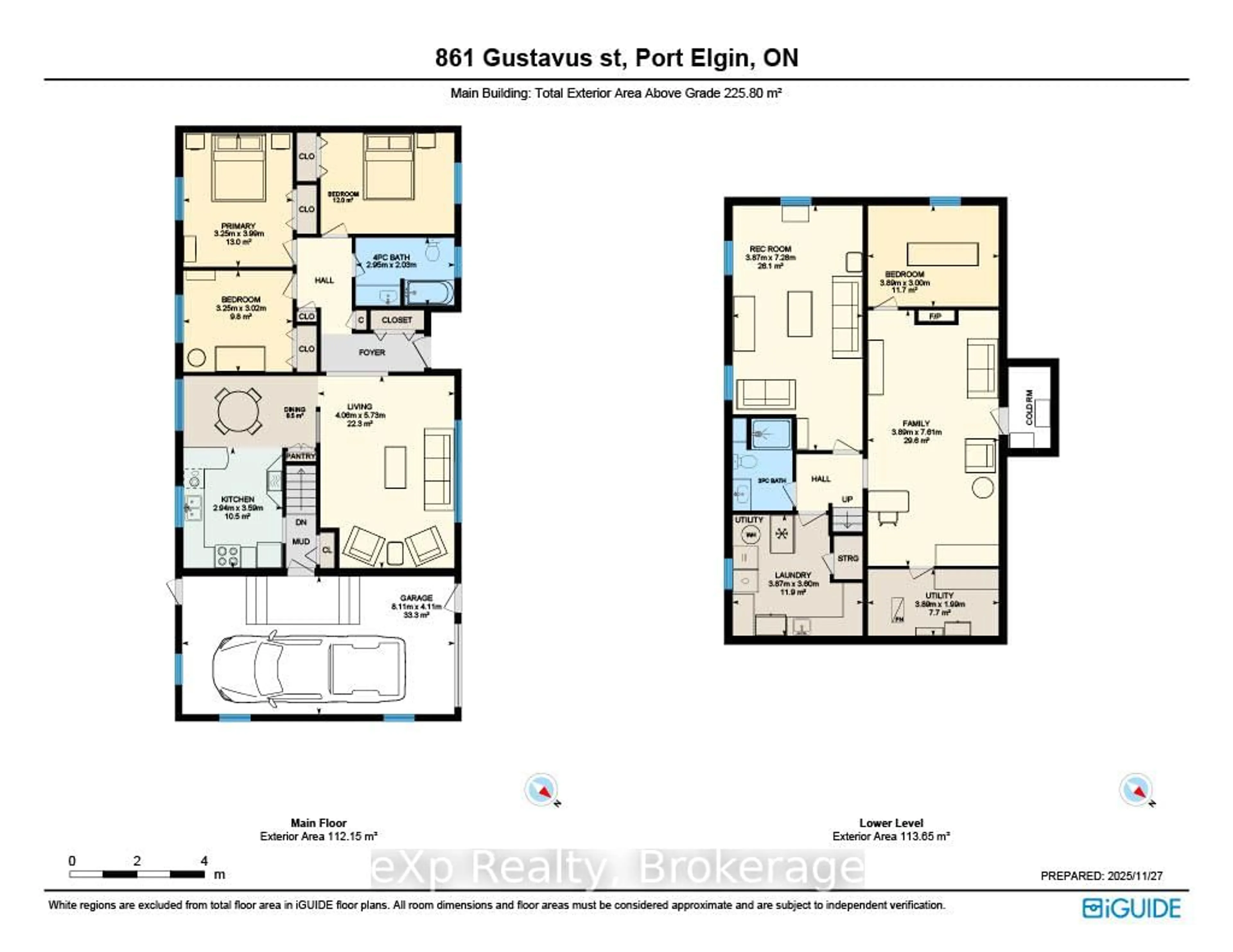 Floor plan for 861 Gustavus St, Saugeen Shores Ontario N0H 2C4