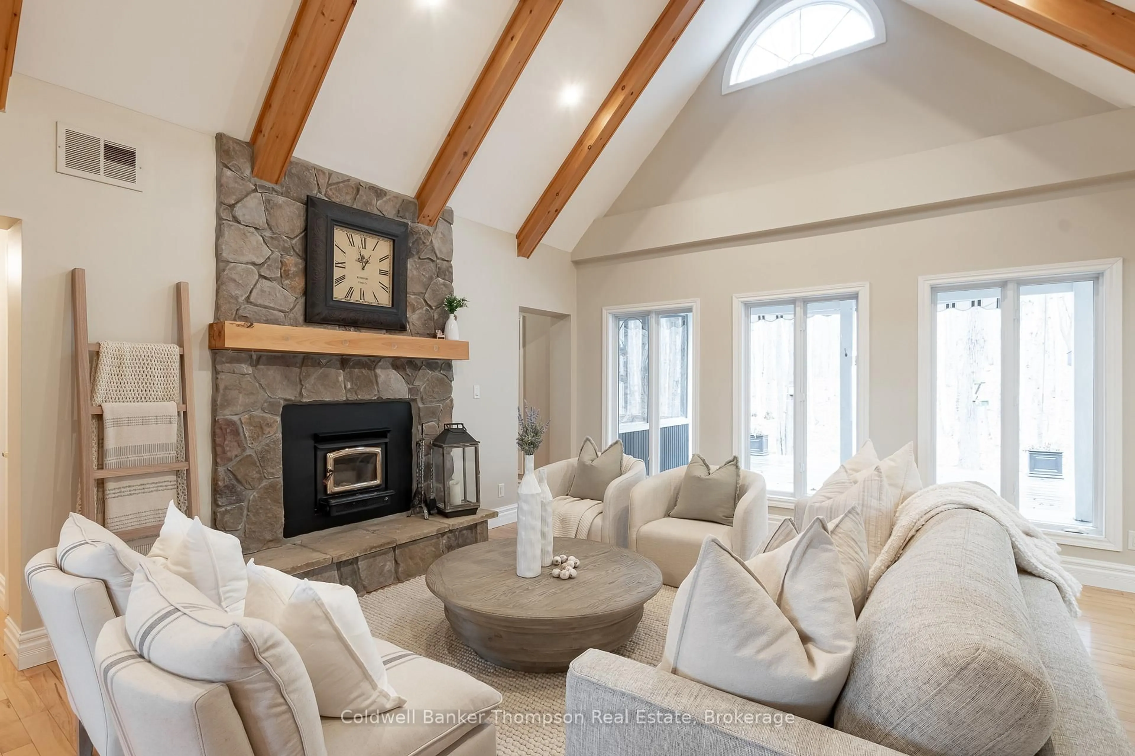 Living room with furniture, unknown for 1259 Golf Course Rd, Lake of Bays Ontario P1H 2J6