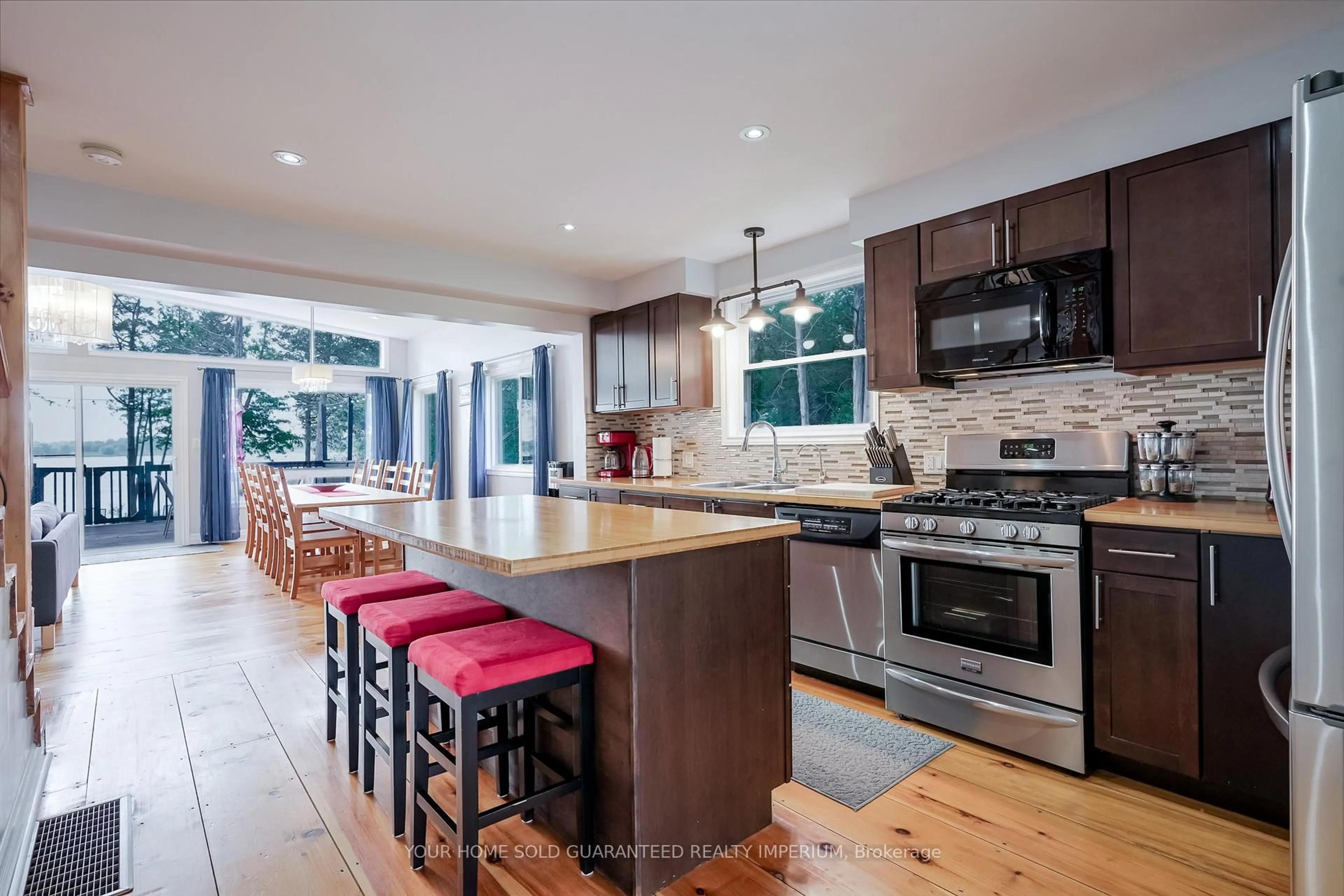 Open concept kitchen, ceramic/tile floor for 2491 COUNTY ROAD 15 Rd, Prince Edward County Ontario K0K 2T0