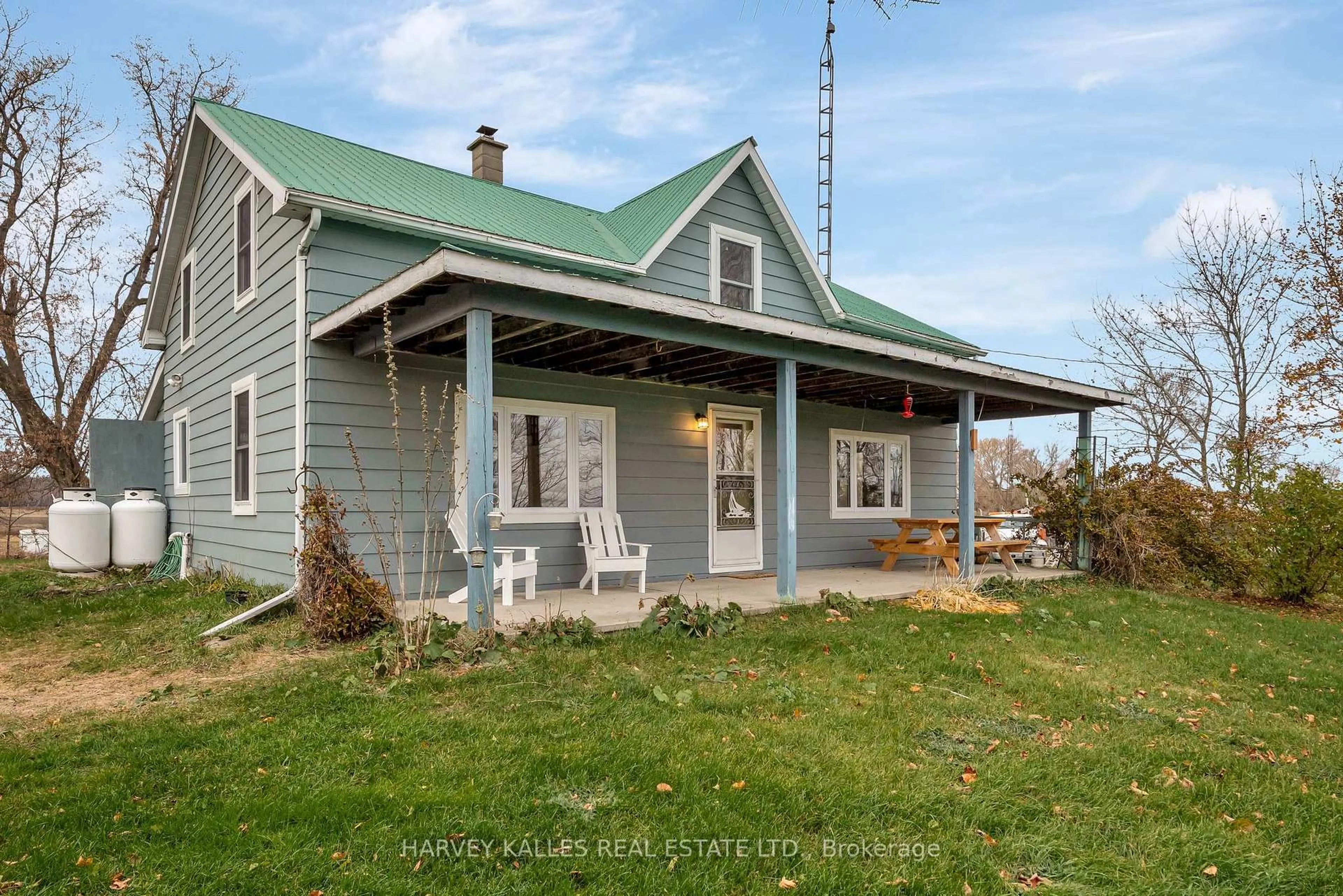 A pic from outside/outdoor area/front of a property/back of a property/a pic from drone, building for 4427 County Rd #8, Prince Edward County Ontario K0K 2T0