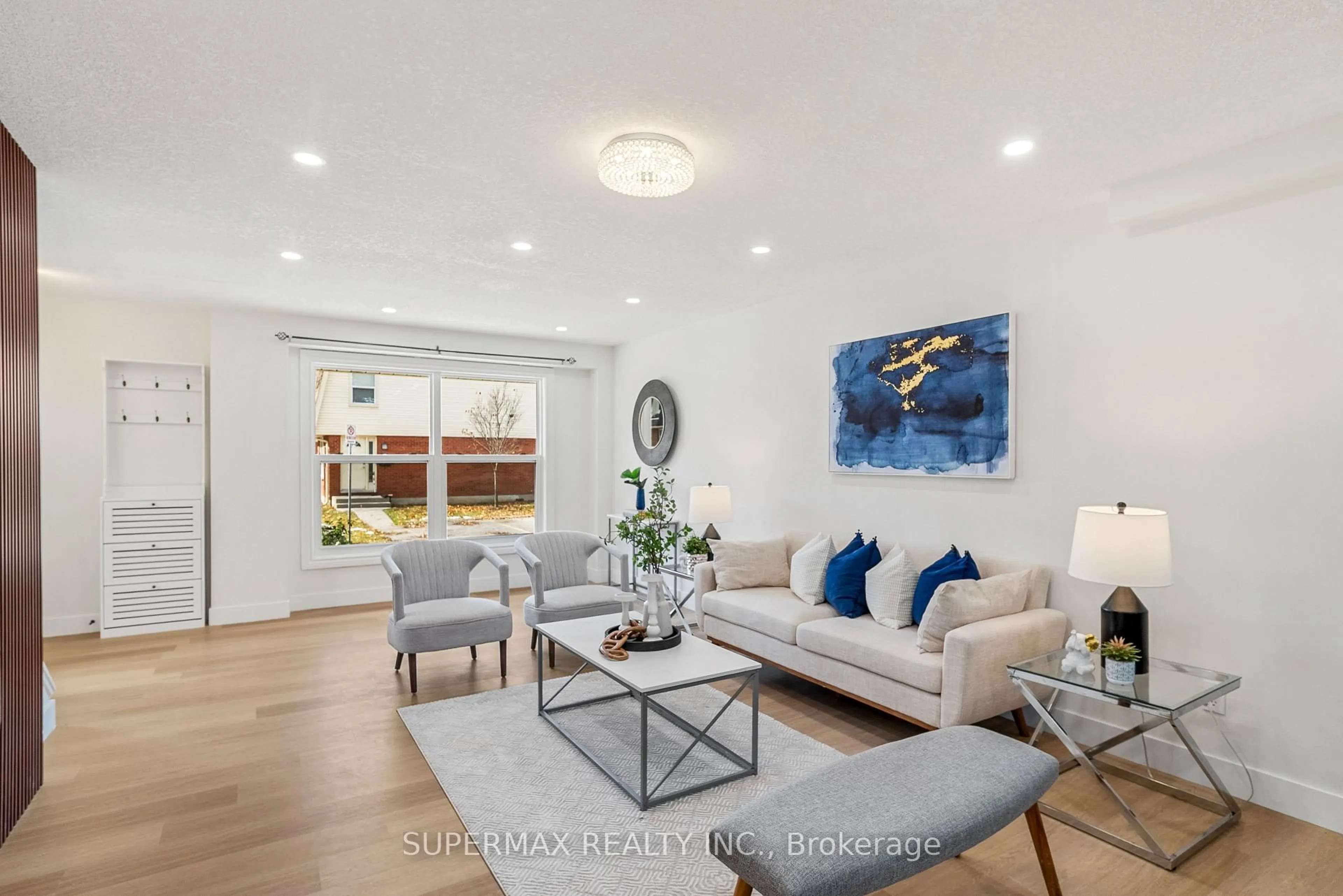 Living room with furniture, unknown for 92 Stroud Cres #66, London South Ontario N6E 1Y8