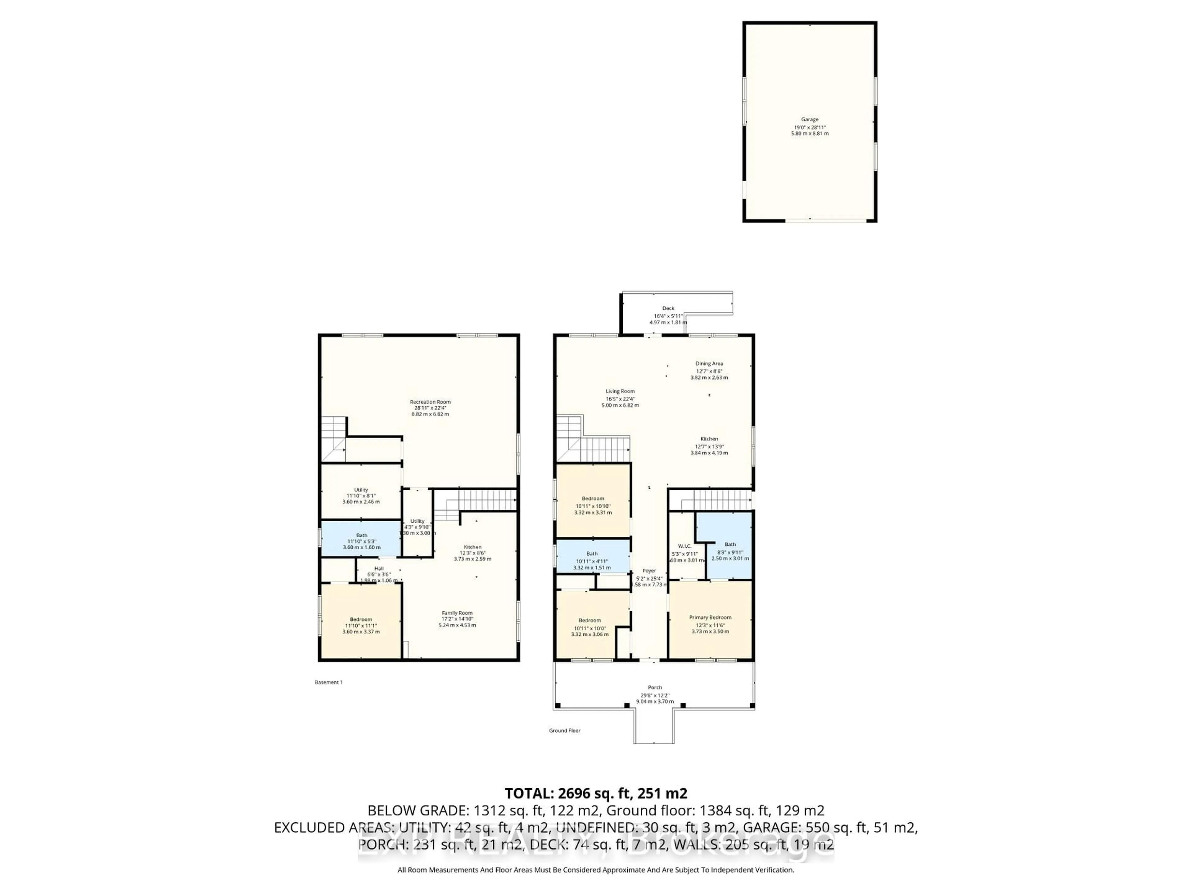 Floor plan for 21 Hope St, Port Hope Ontario L1A 2N4