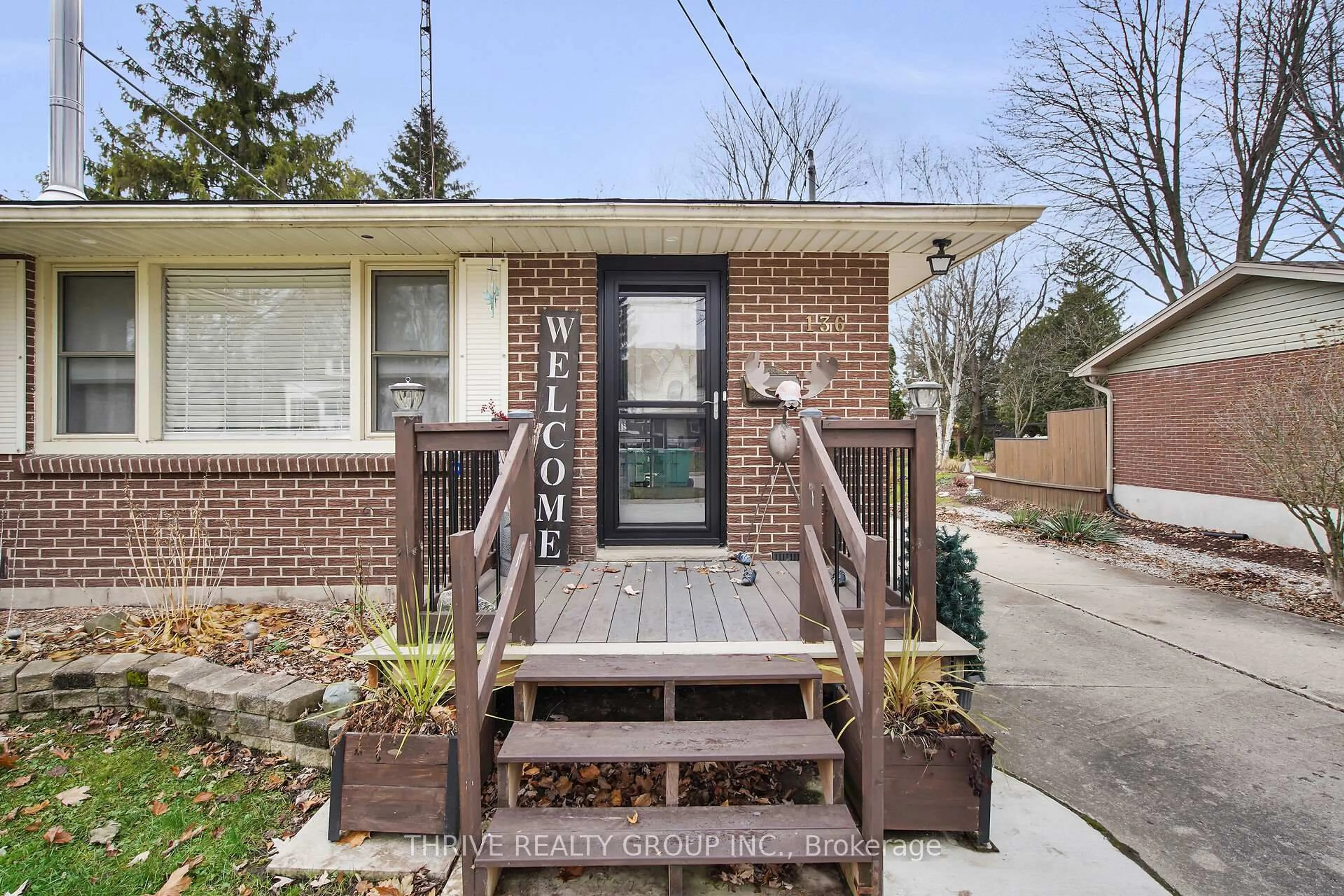 Home with brick exterior material, street for 136 Victoria St, Southwest Middlesex Ontario N0L 1M0