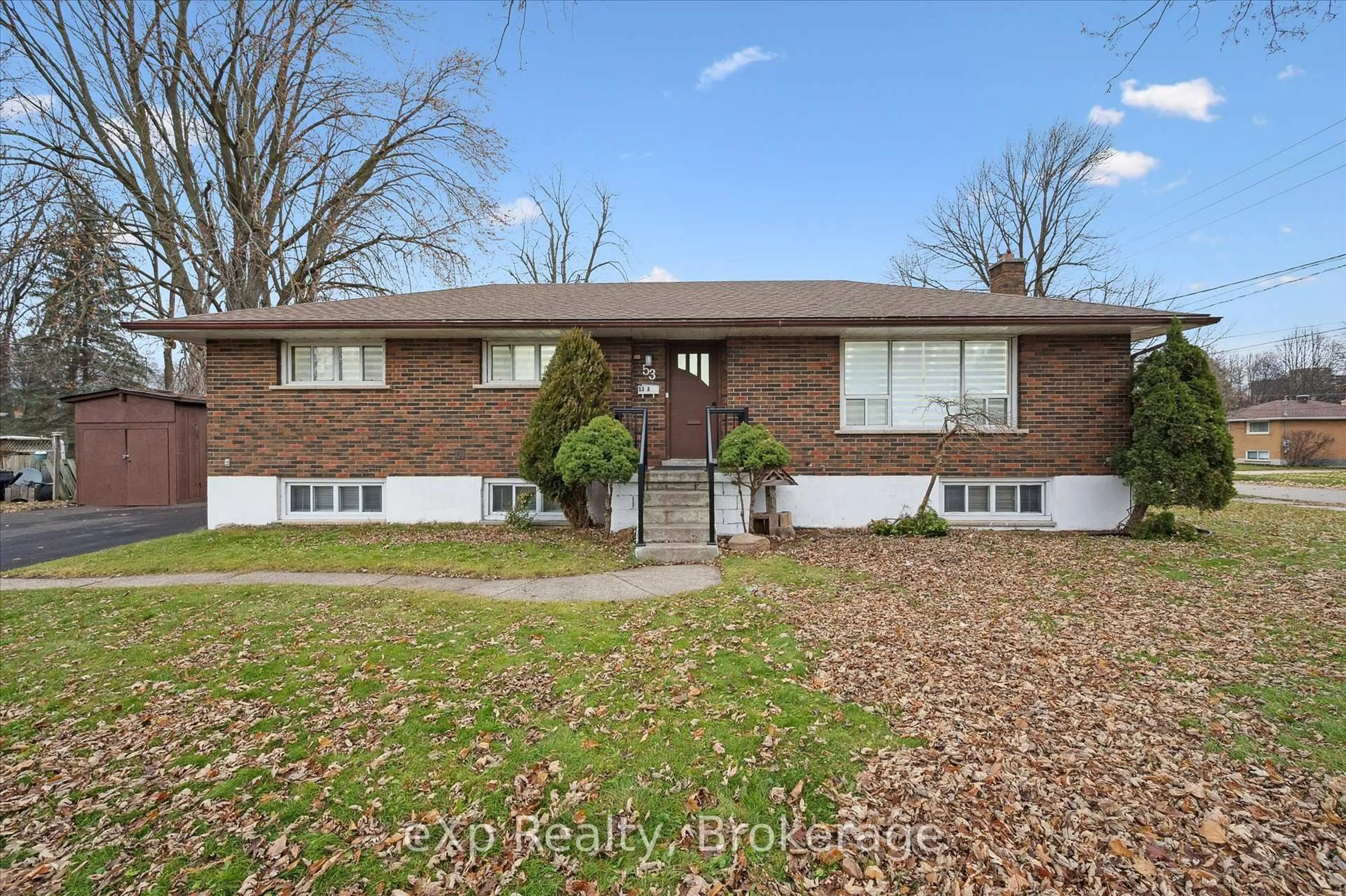 Home with brick exterior material, street for 53 Nicklin Cres, Guelph Ontario N1H 5G1