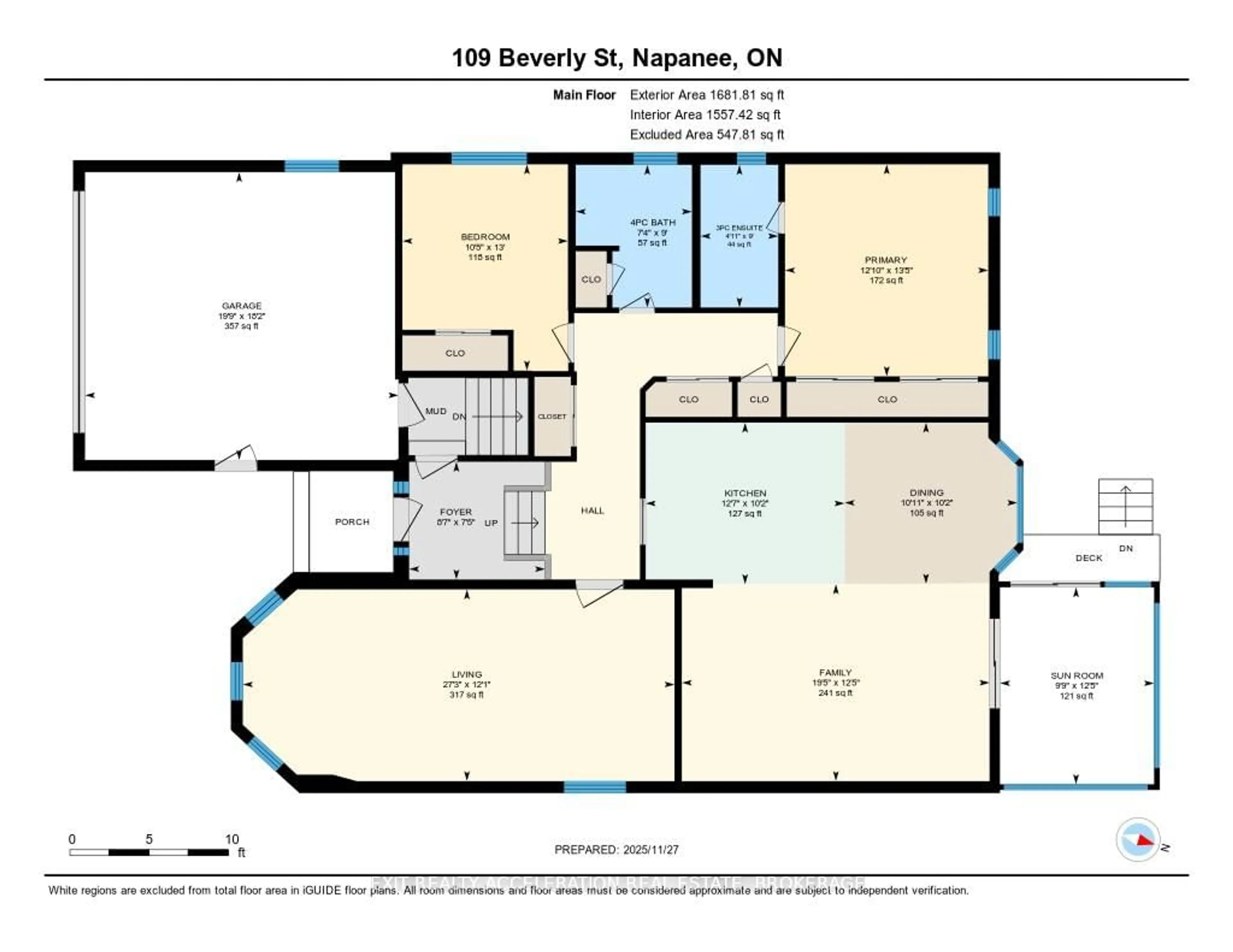 Floor plan for 109 Beverly St, Greater Napanee Ontario K7R 3X2