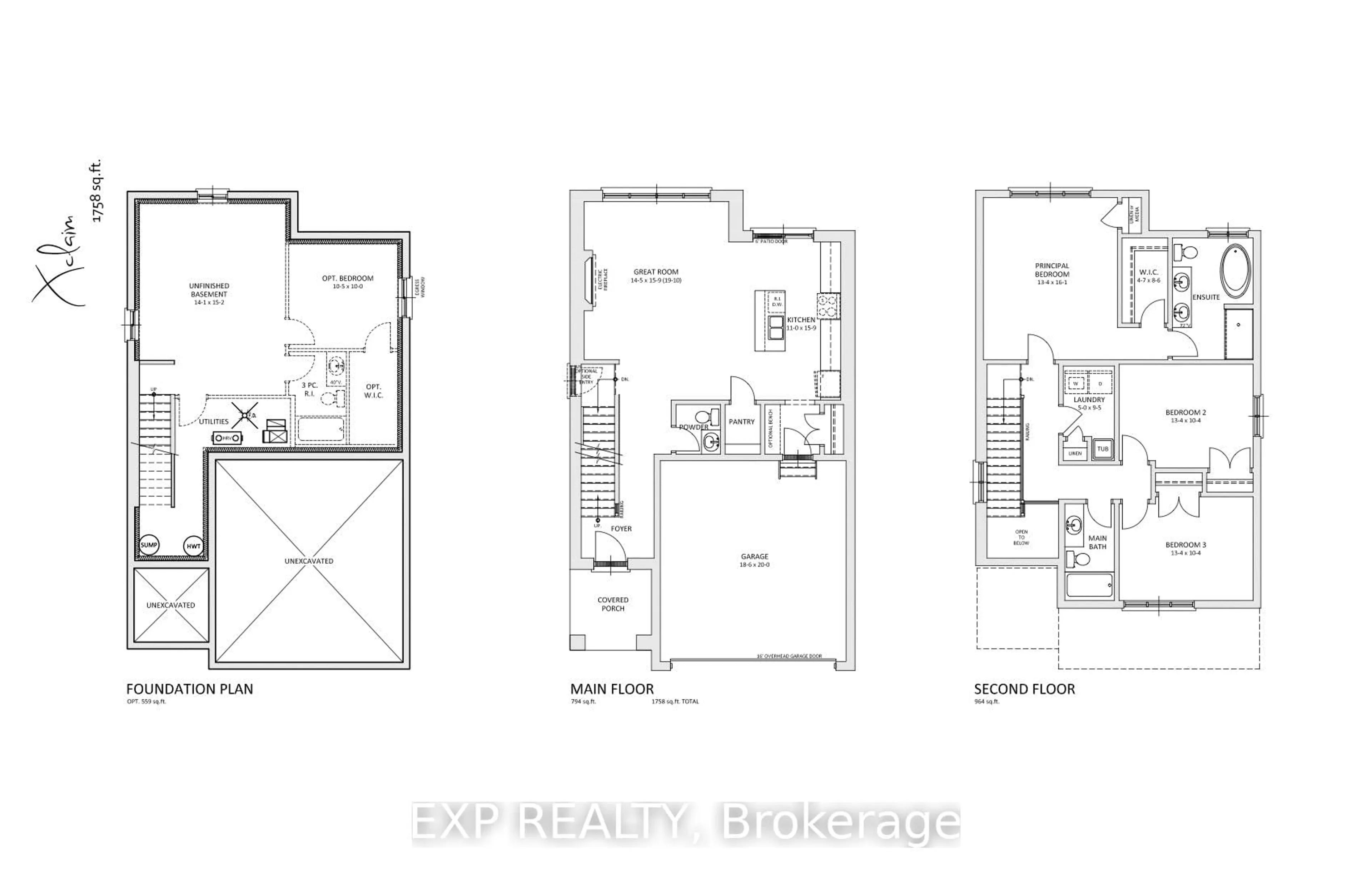 Floor plan for 301 Hastings St, North Middlesex Ontario N0M 2K0