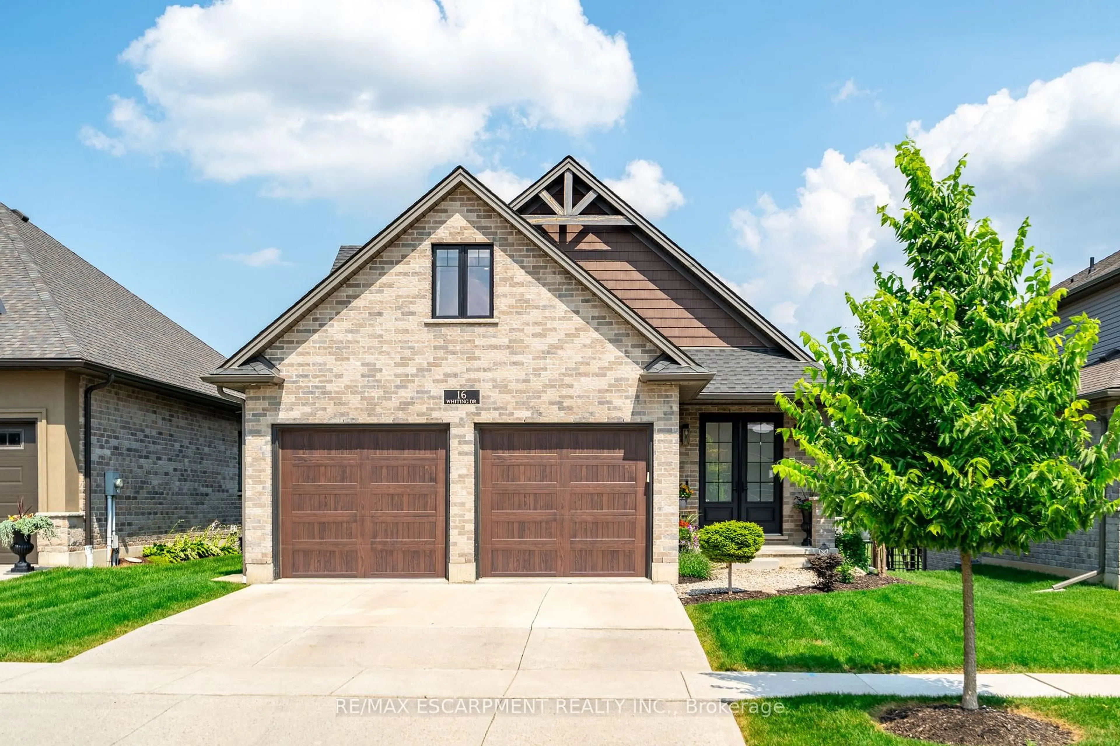 Home with brick exterior material, street for 16 Whiting Dr, Brant Ontario N3L 0B2