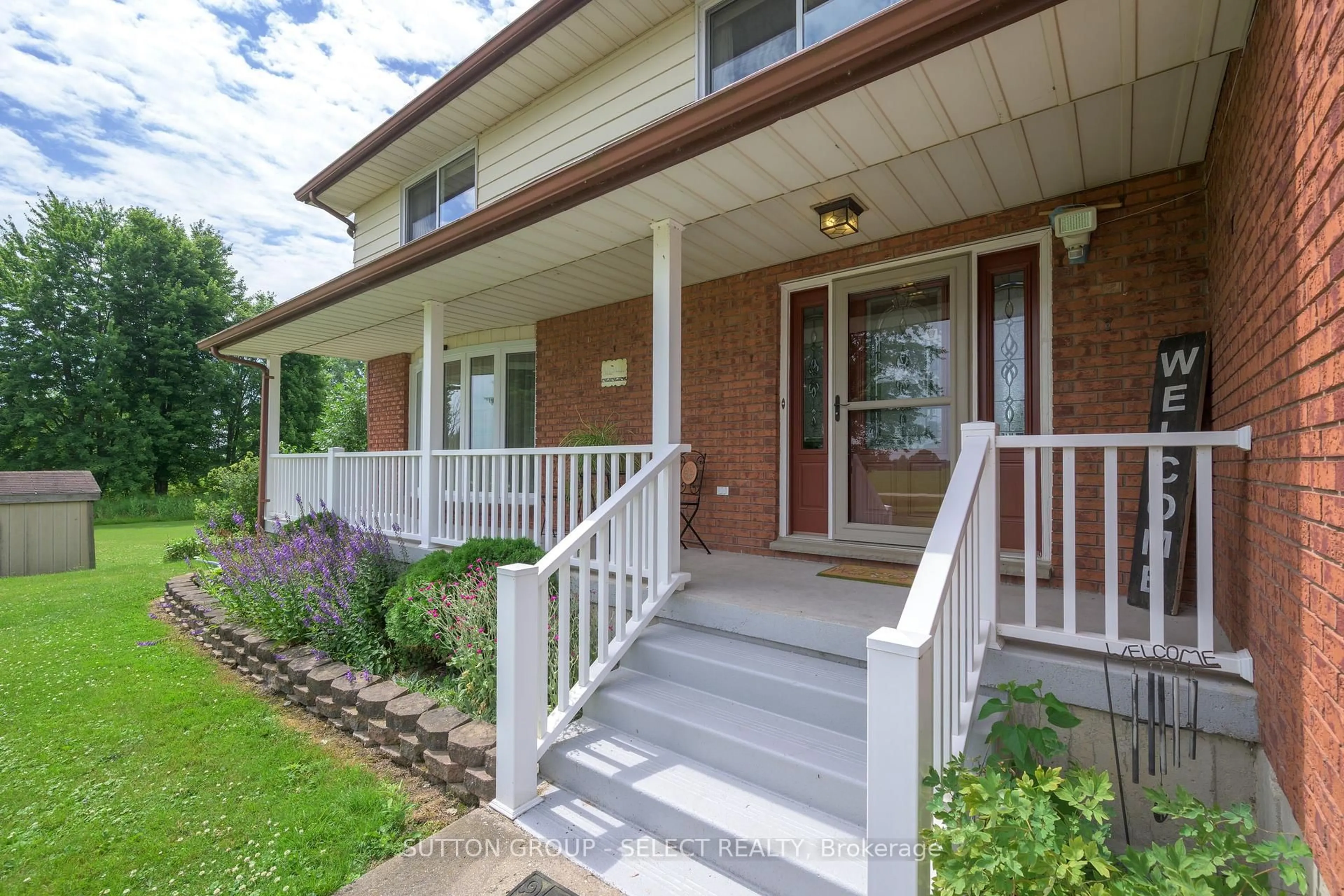 Home with brick exterior material, street for 23605 COLDSTREAM Rd, Middlesex Centre Ontario N0L 1R0