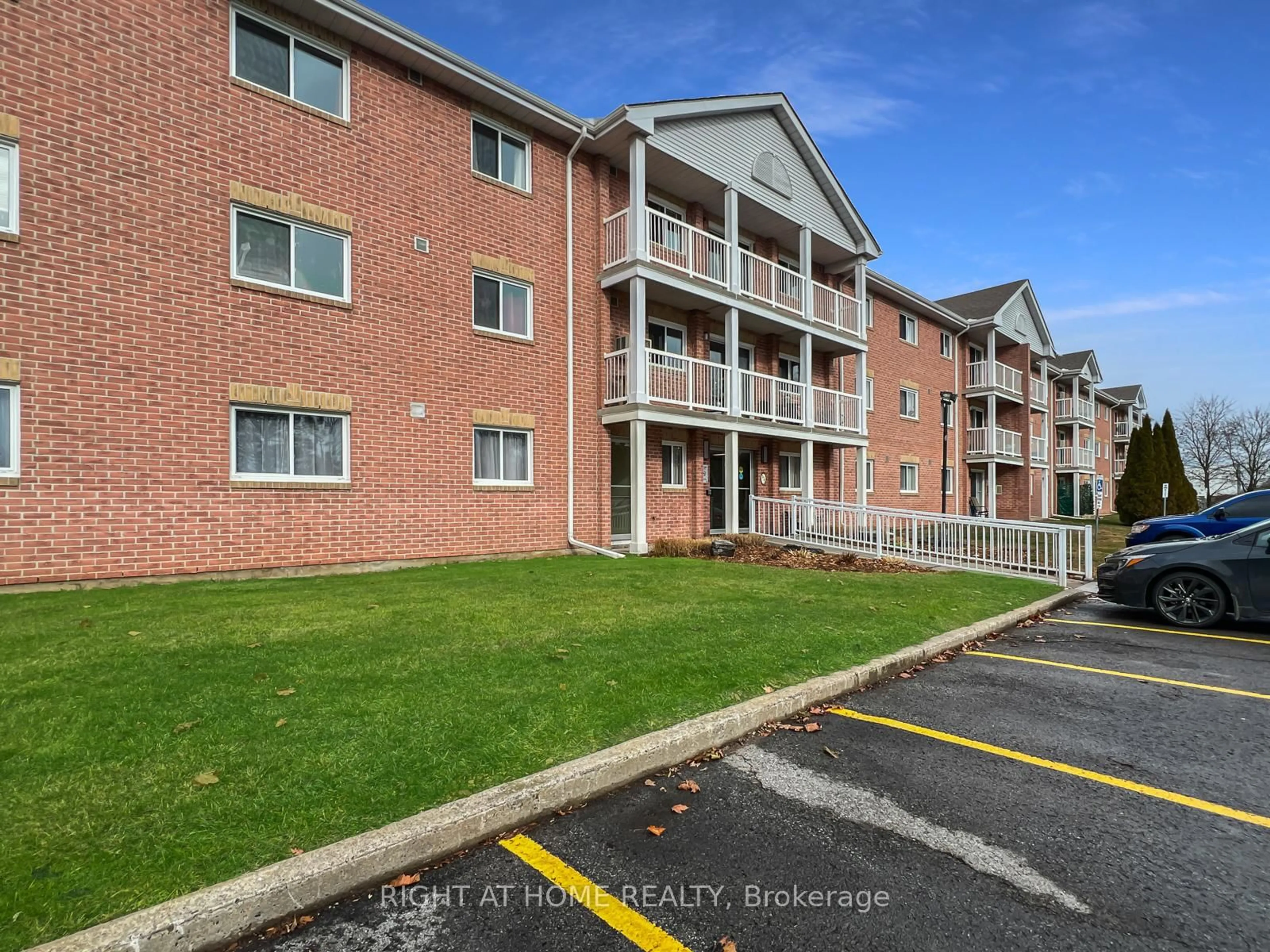 A pic from outside/outdoor area/front of a property/back of a property/a pic from drone, unknown for 175 Haig Rd #223, Belleville Ontario K8N 5R7