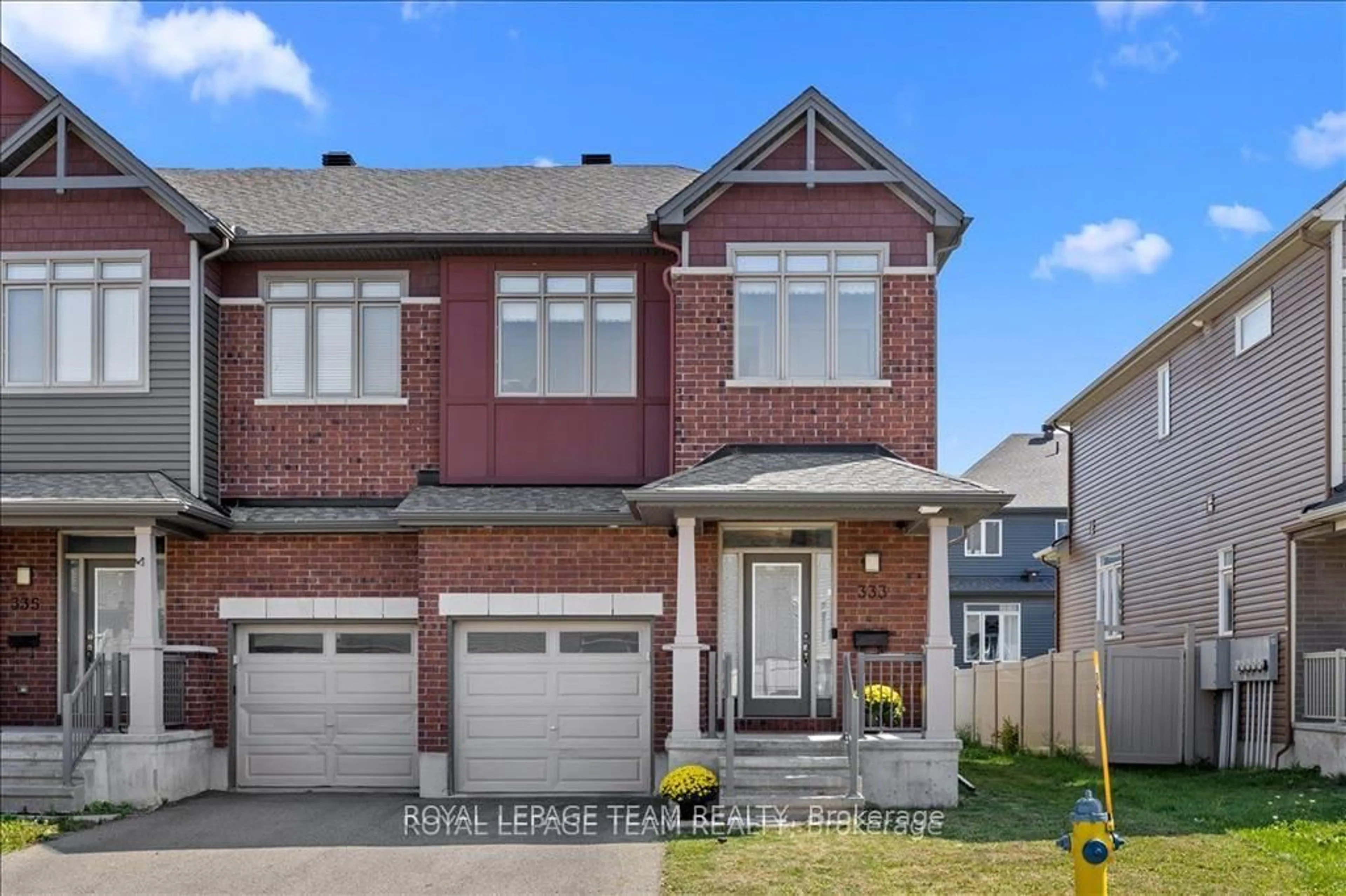 Home with brick exterior material, street for 333 Tulum Cres, Ottawa Ontario K2S 0V9