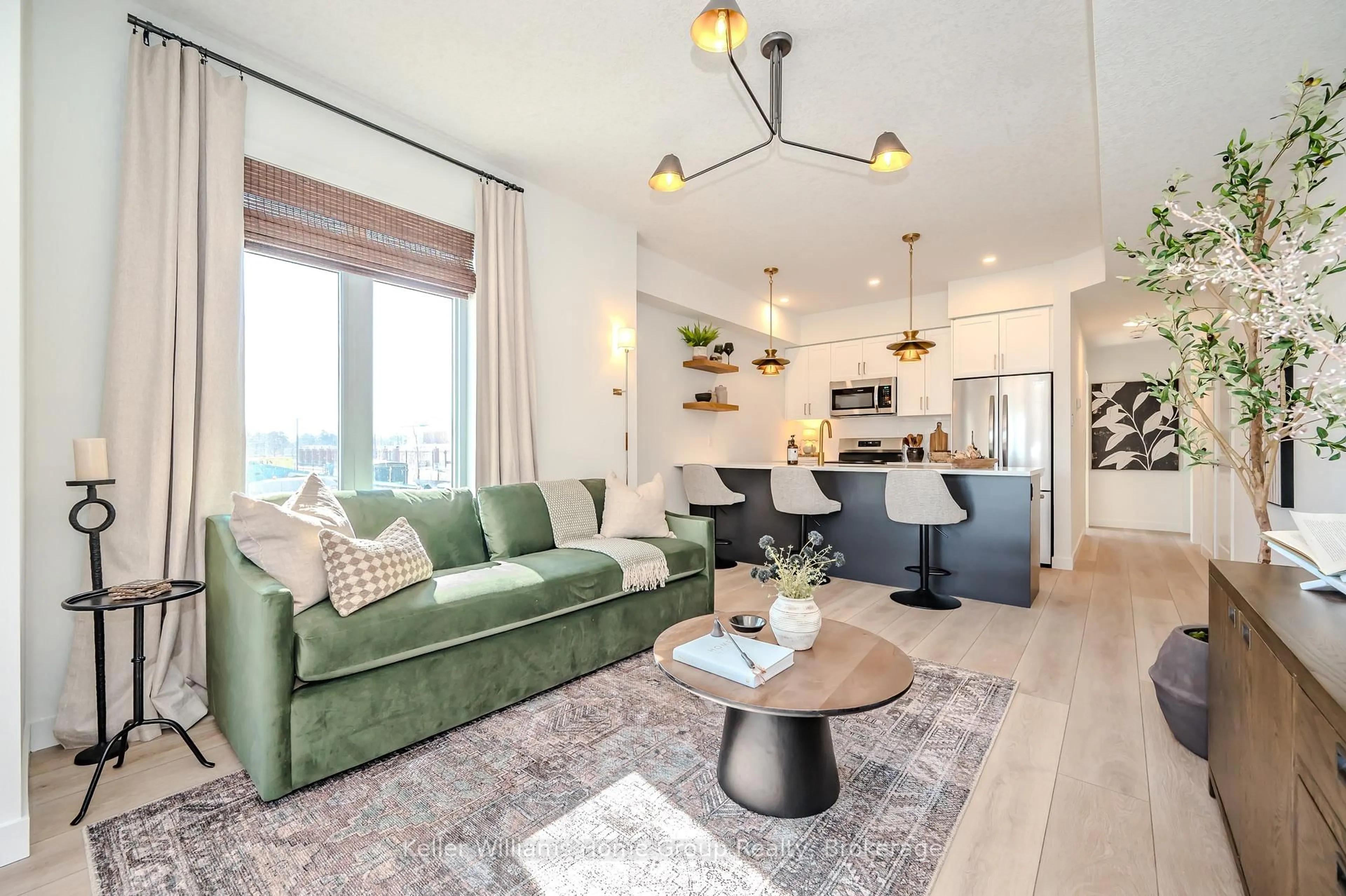 Living room with furniture, unknown for 824 Woolwich St #98, Guelph Ontario N1H 6J2