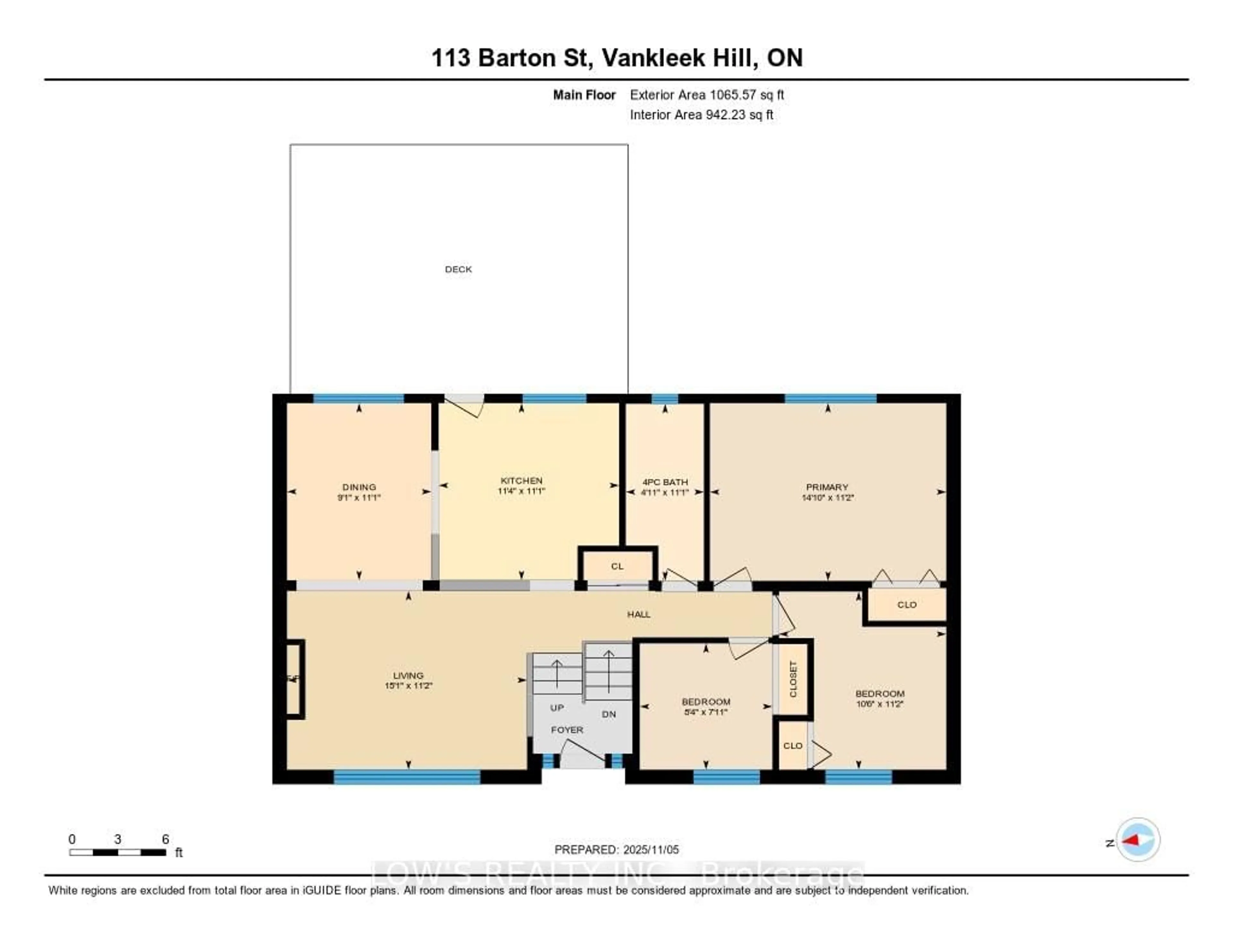 Floor plan for 113 Barton St, Champlain Ontario K0B 1R0