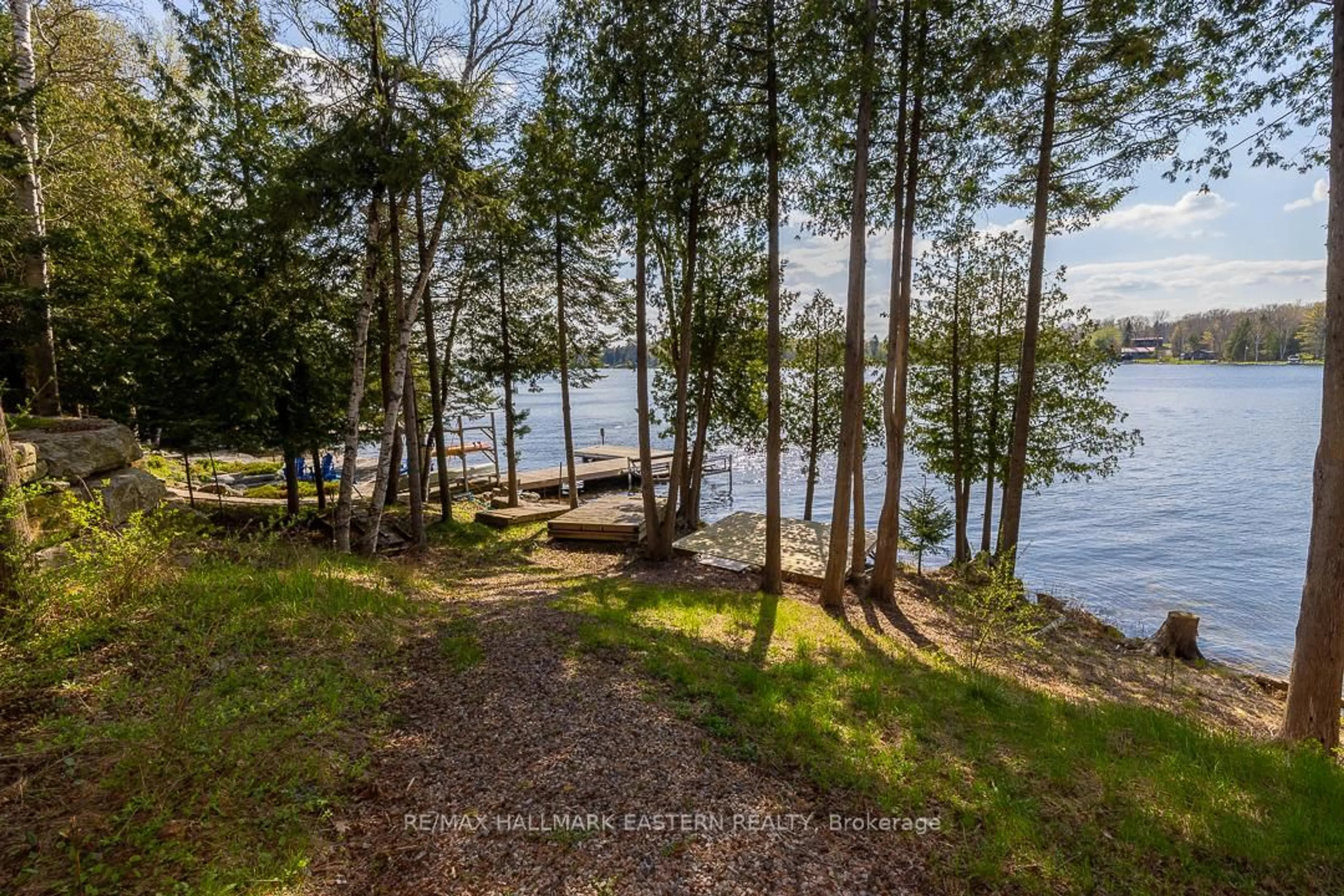 Patio, water/lake/river/ocean view for 308 Indian Point Rd, Kawartha Lakes Ontario K0M 1K0