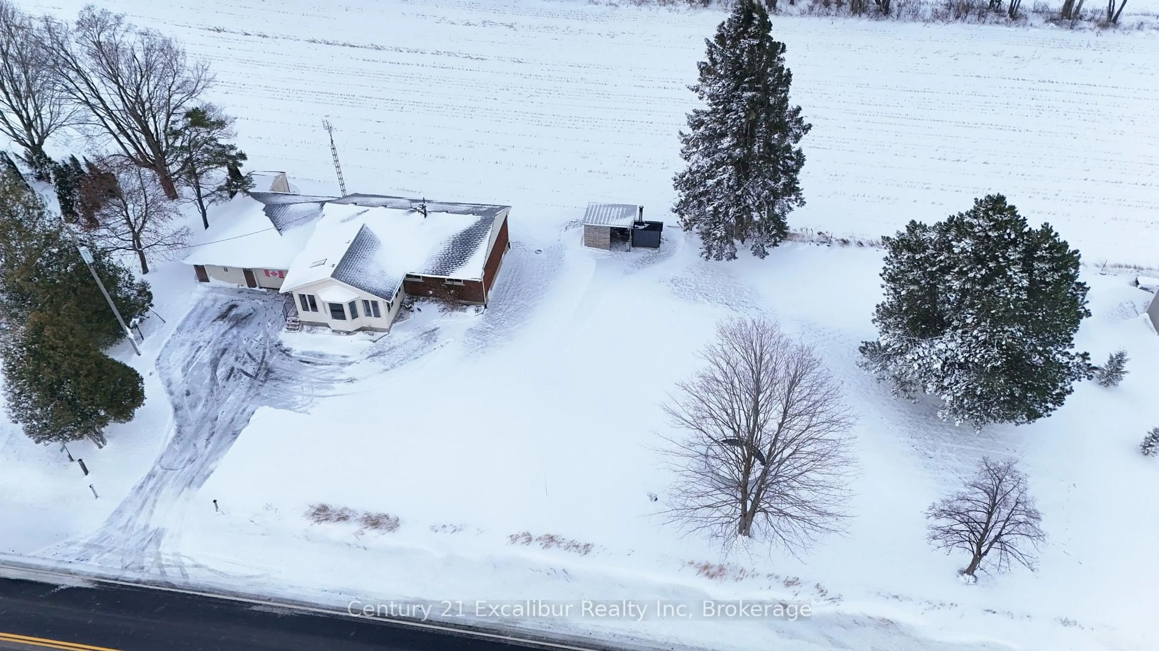 A pic from outside/outdoor area/front of a property/back of a property/a pic from drone, street for 6306 WELLINGTON RD 29 Rd, Centre Wellington Ontario N1M 2W5