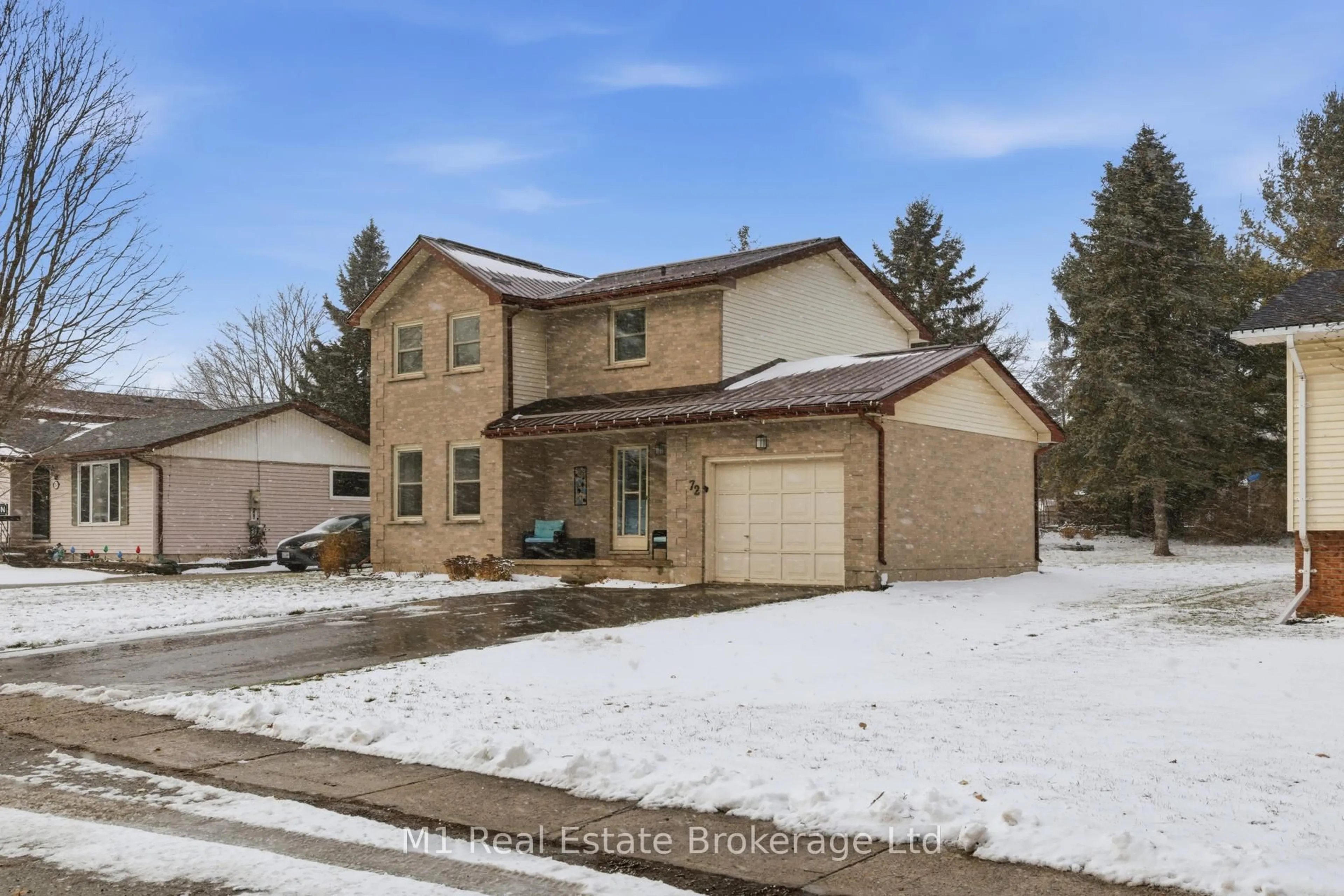 Home with brick exterior material, street for 72 Amaranth St, East Luther Grand Valley Ontario L9W 5L2