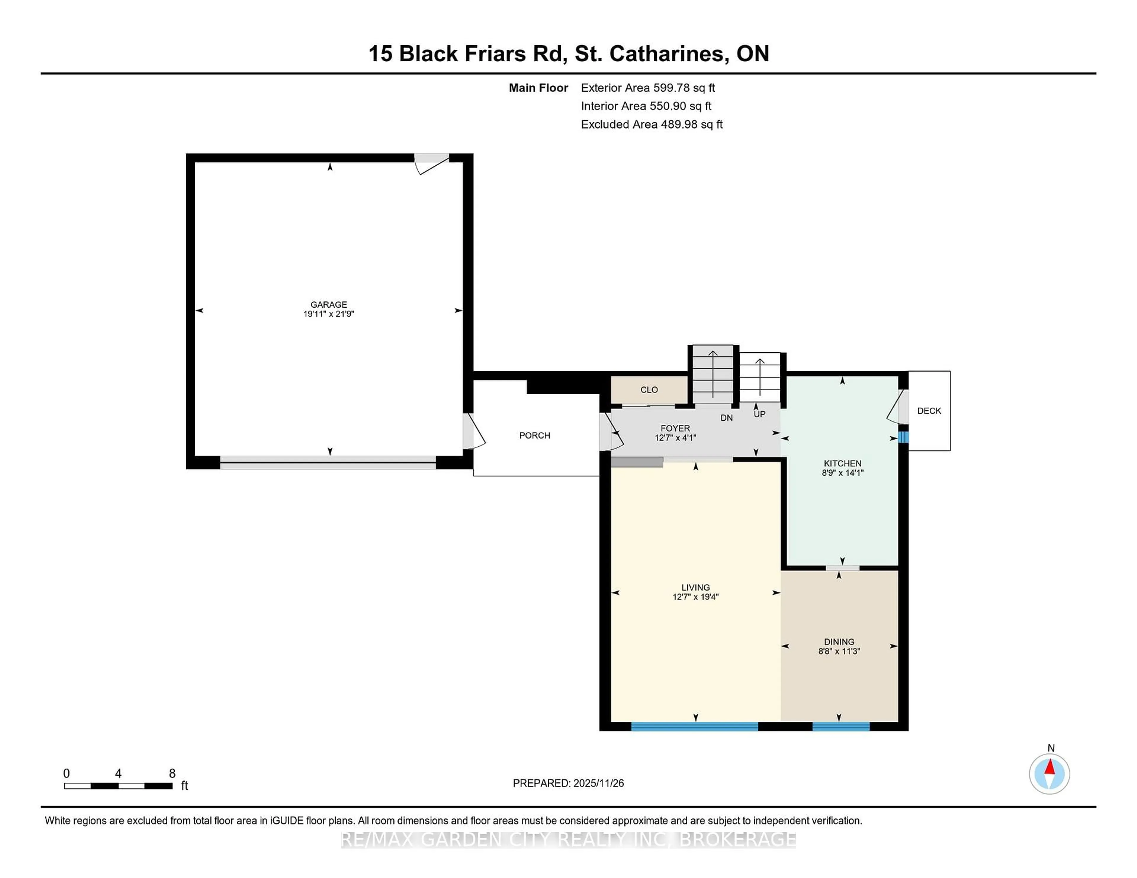 Floor plan for 15 Black Friars Rd, St. Catharines Ontario L2N 2M8