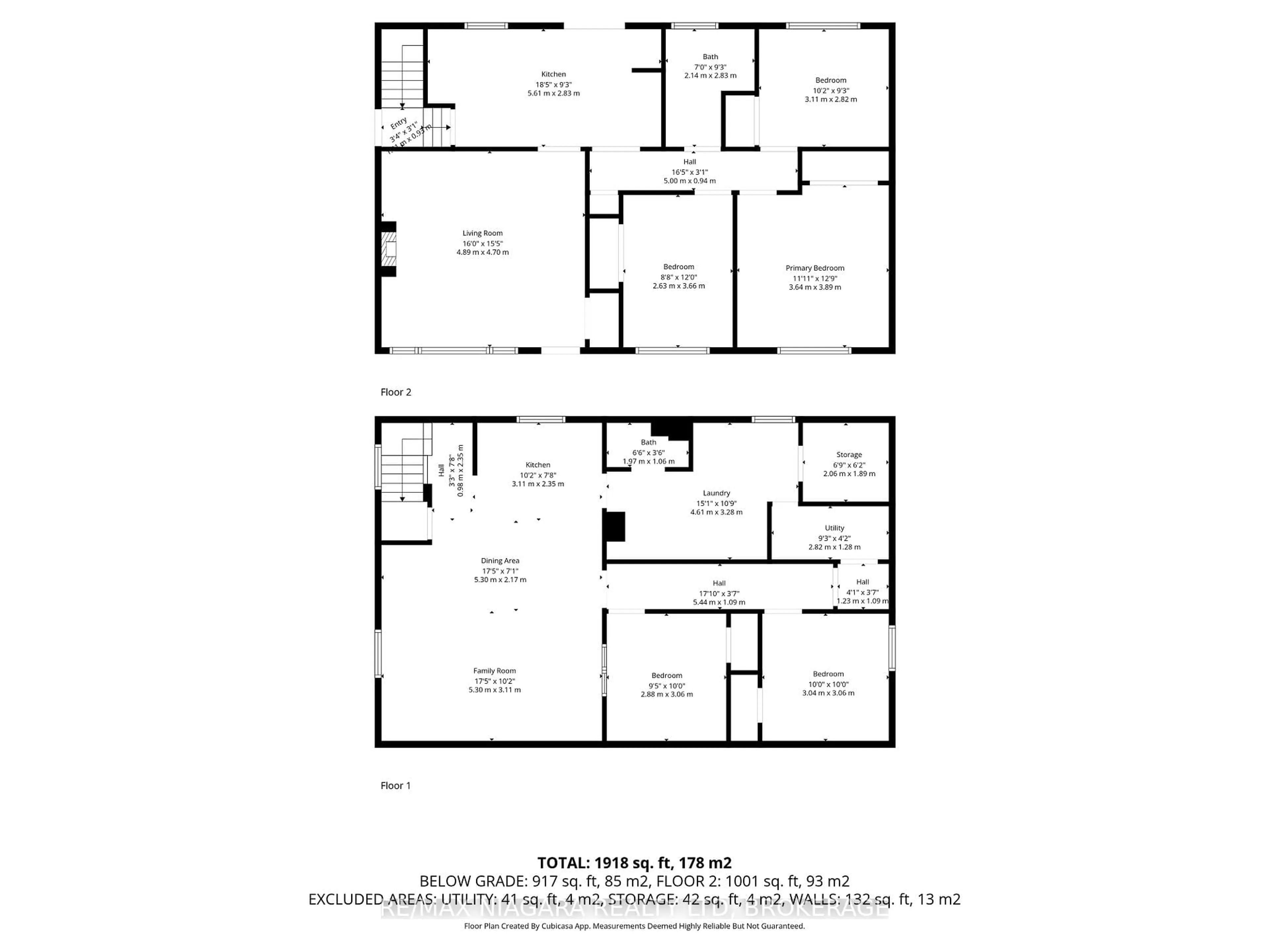 Floor plan for 35 Chantler Rd, Welland Ontario L3C 4M6