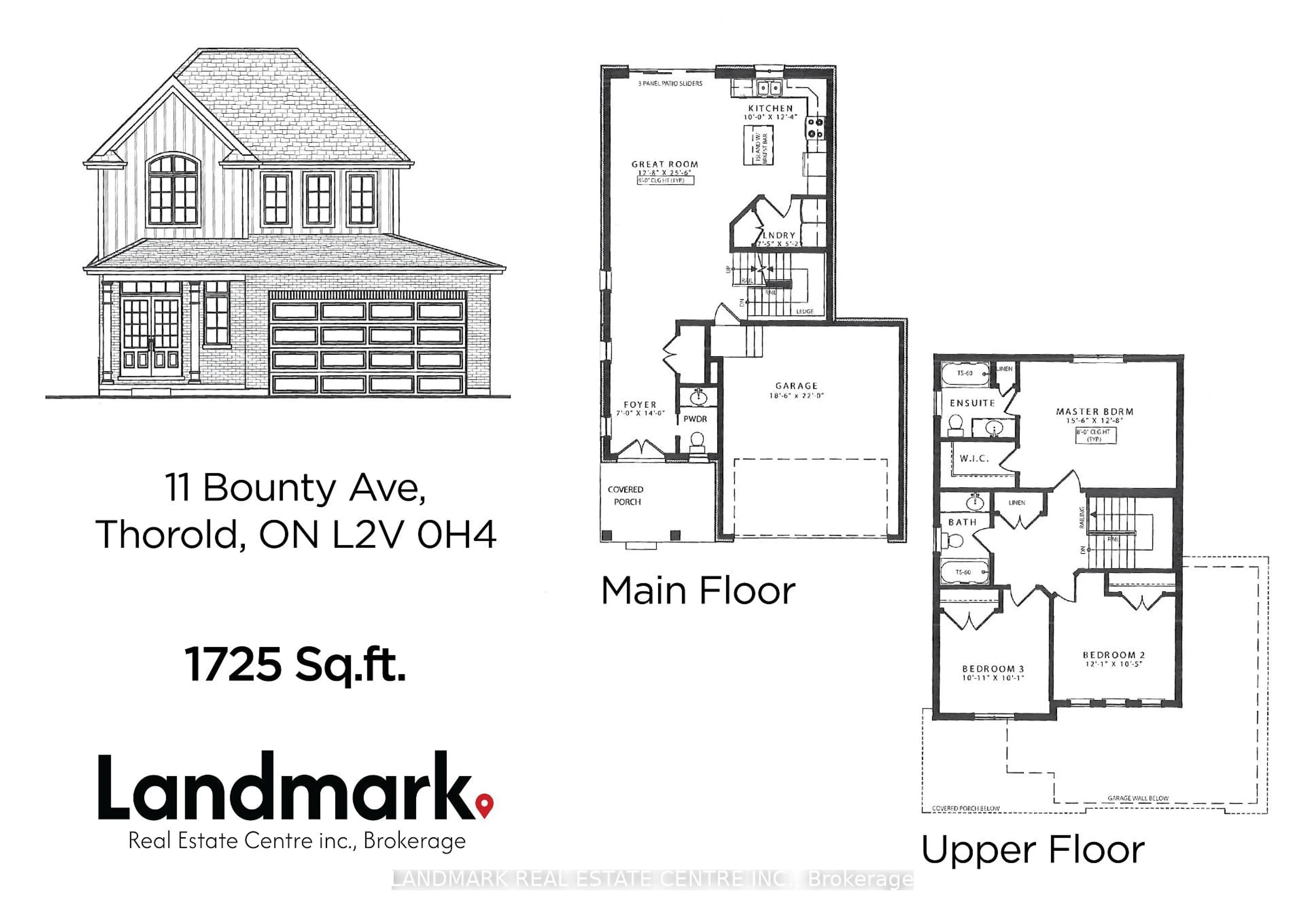 Floor plan for 11 Bounty Ave, Thorold Ontario L2V 0H4