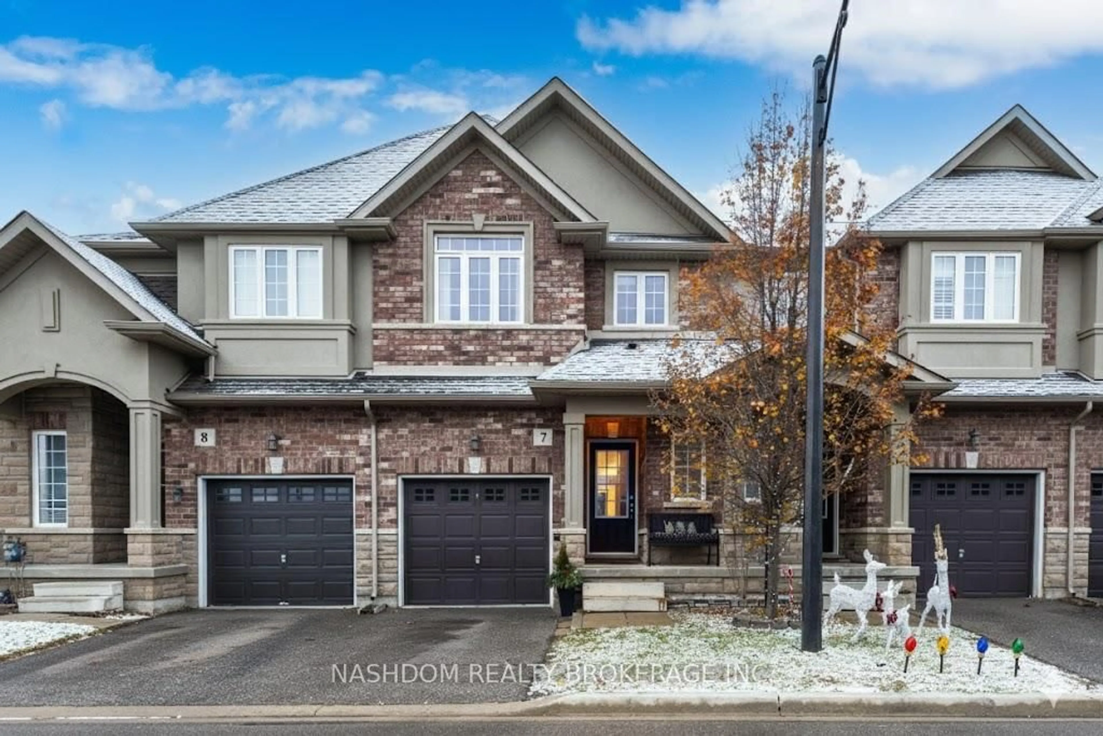 Home with brick exterior material, street for 21 Madonna Dr #7, Hamilton Ontario L9B 0H1