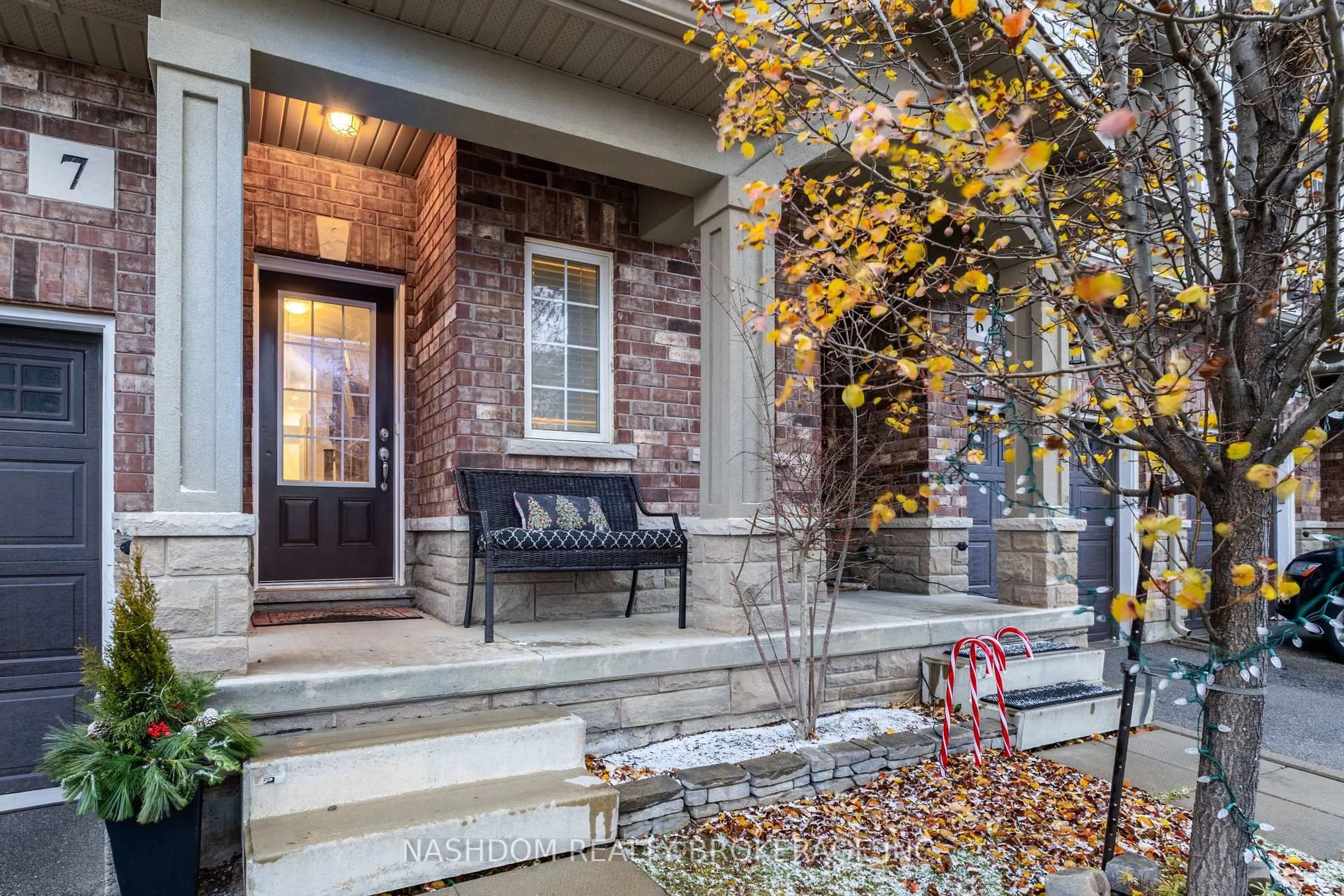 Home with brick exterior material, street for 21 Madonna Dr #7, Hamilton Ontario L9B 0H1