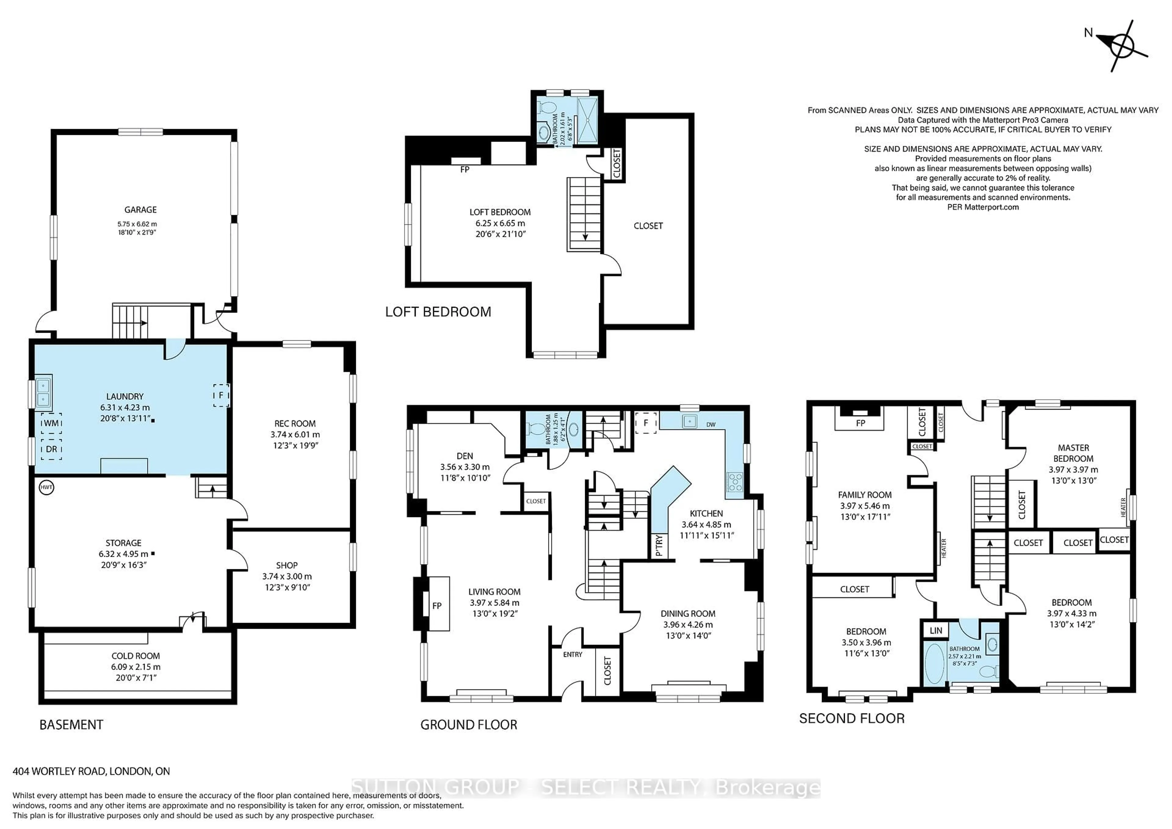Floor plan for 404 Wortley Rd, London South Ontario N6C 3S6