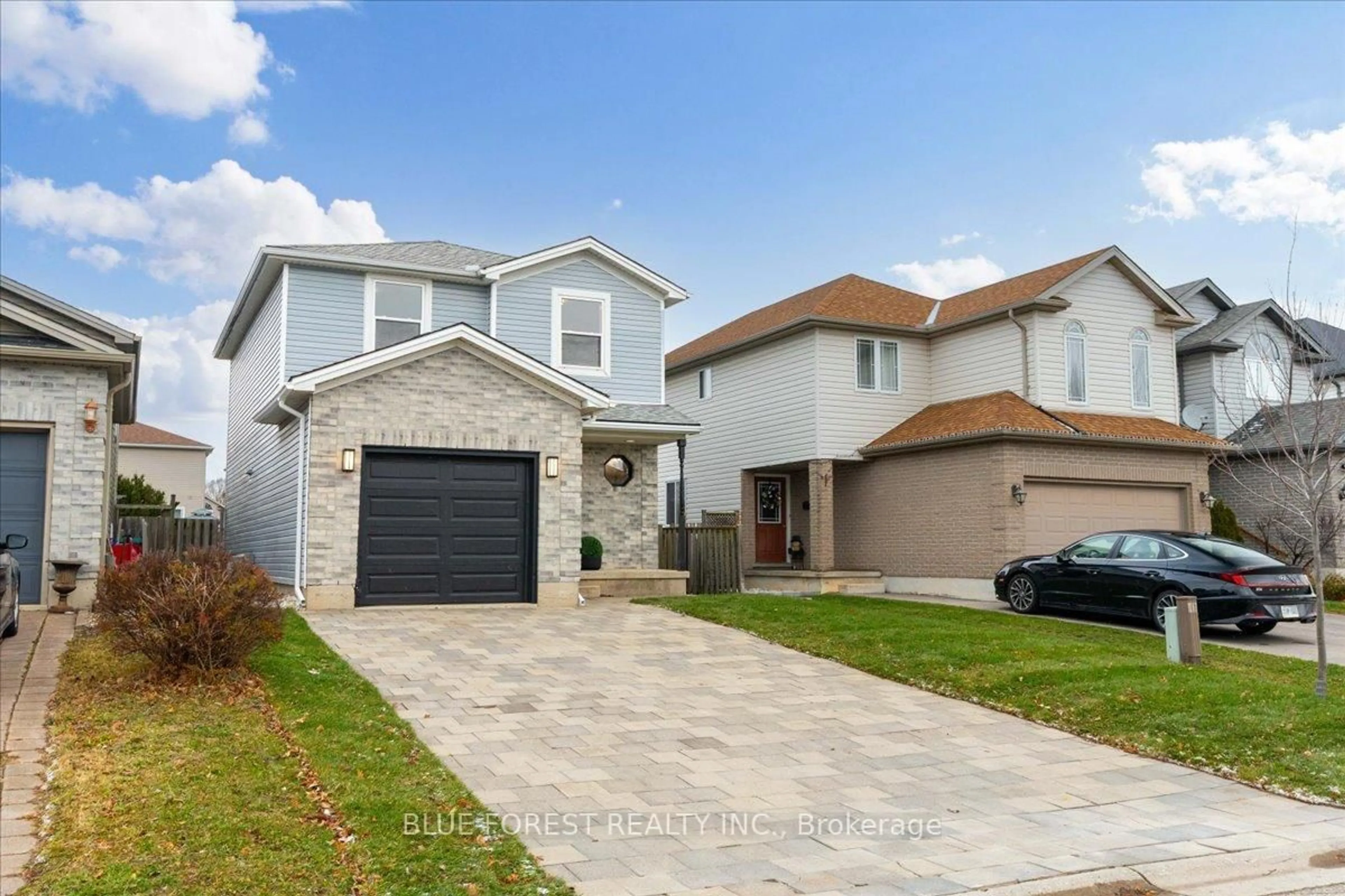 Home with brick exterior material, street for 1343 Aspenridge Cres, London East Ontario N5Y 5N2