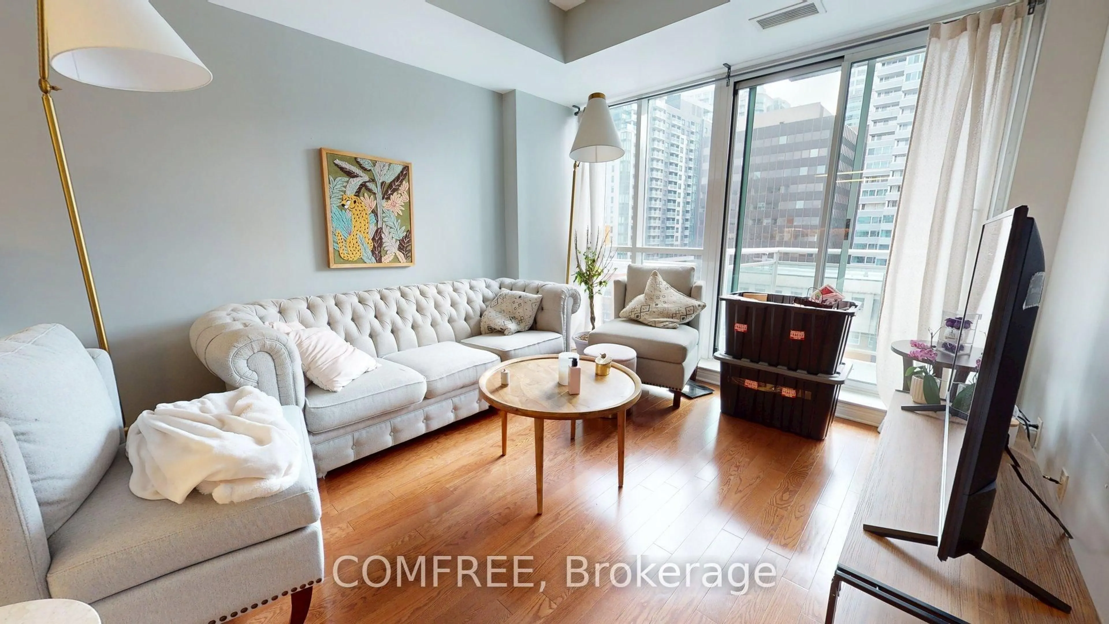 Living room with furniture, unknown for 134 York St #709, Ottawa Ontario K1N 1K8