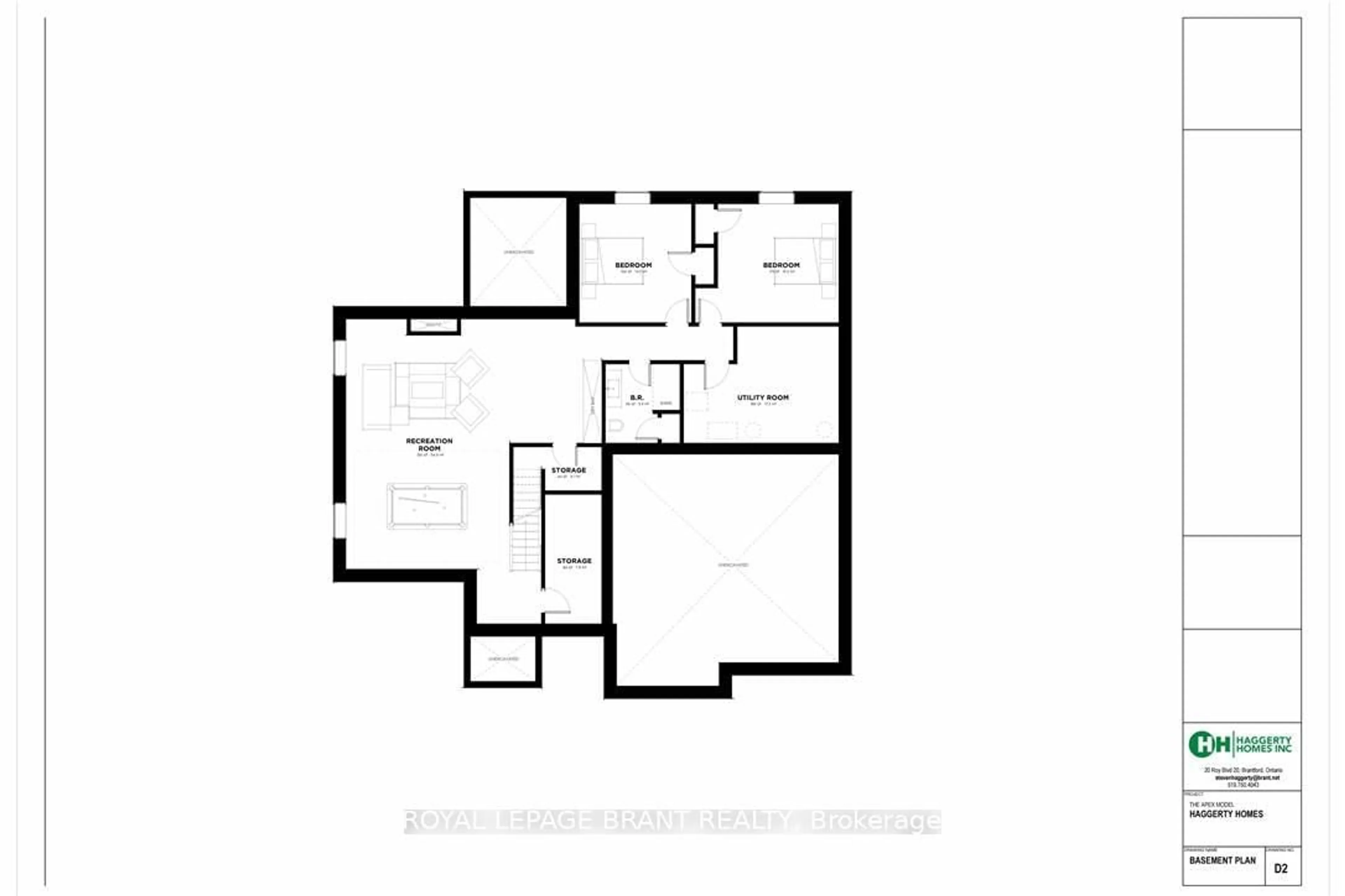 Floor plan for LOT 2 Willowdale St, Brantford Ontario N3T 0L3