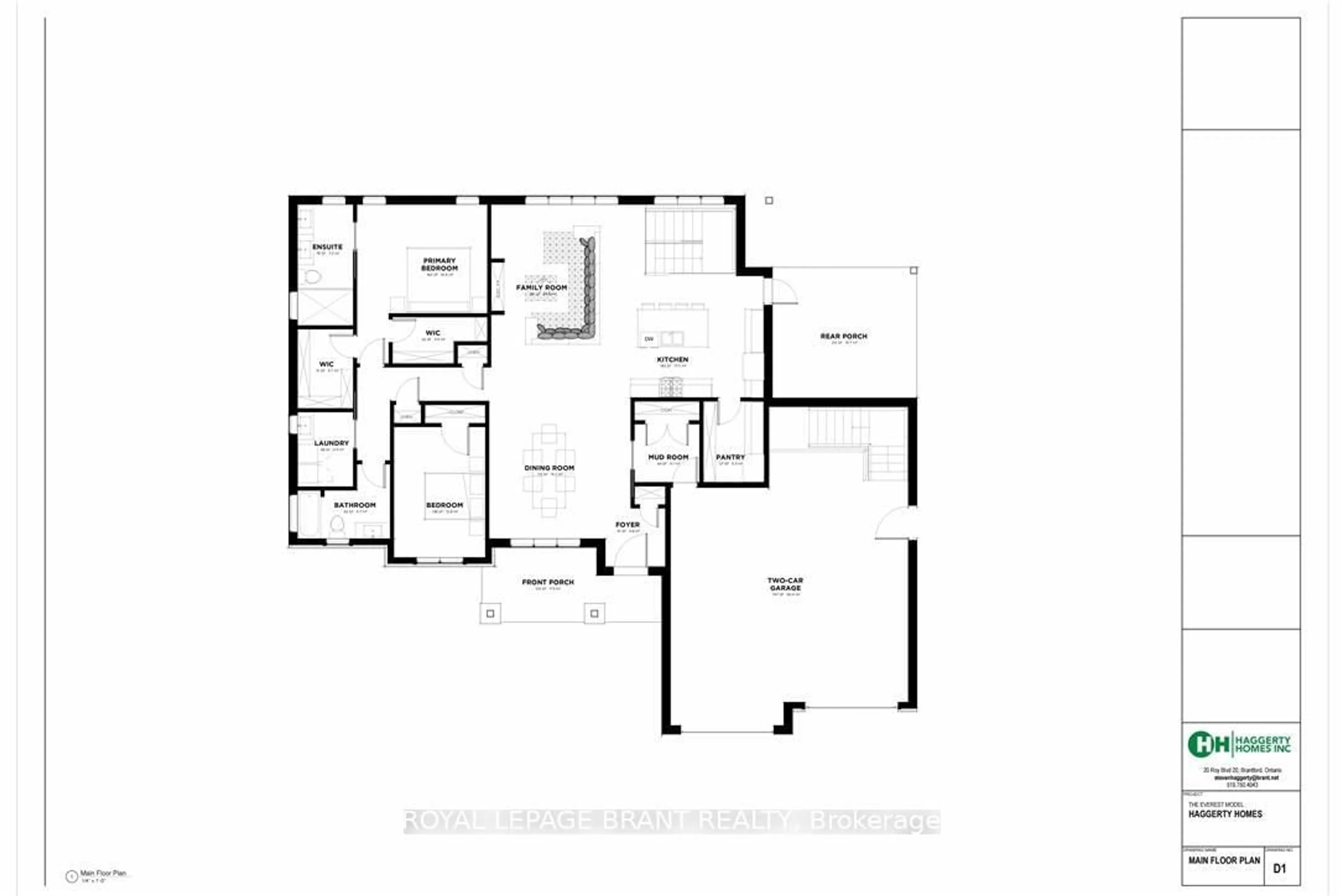 Floor plan for LOT 4 Willowdale St, Brantford Ontario N3T 5L7