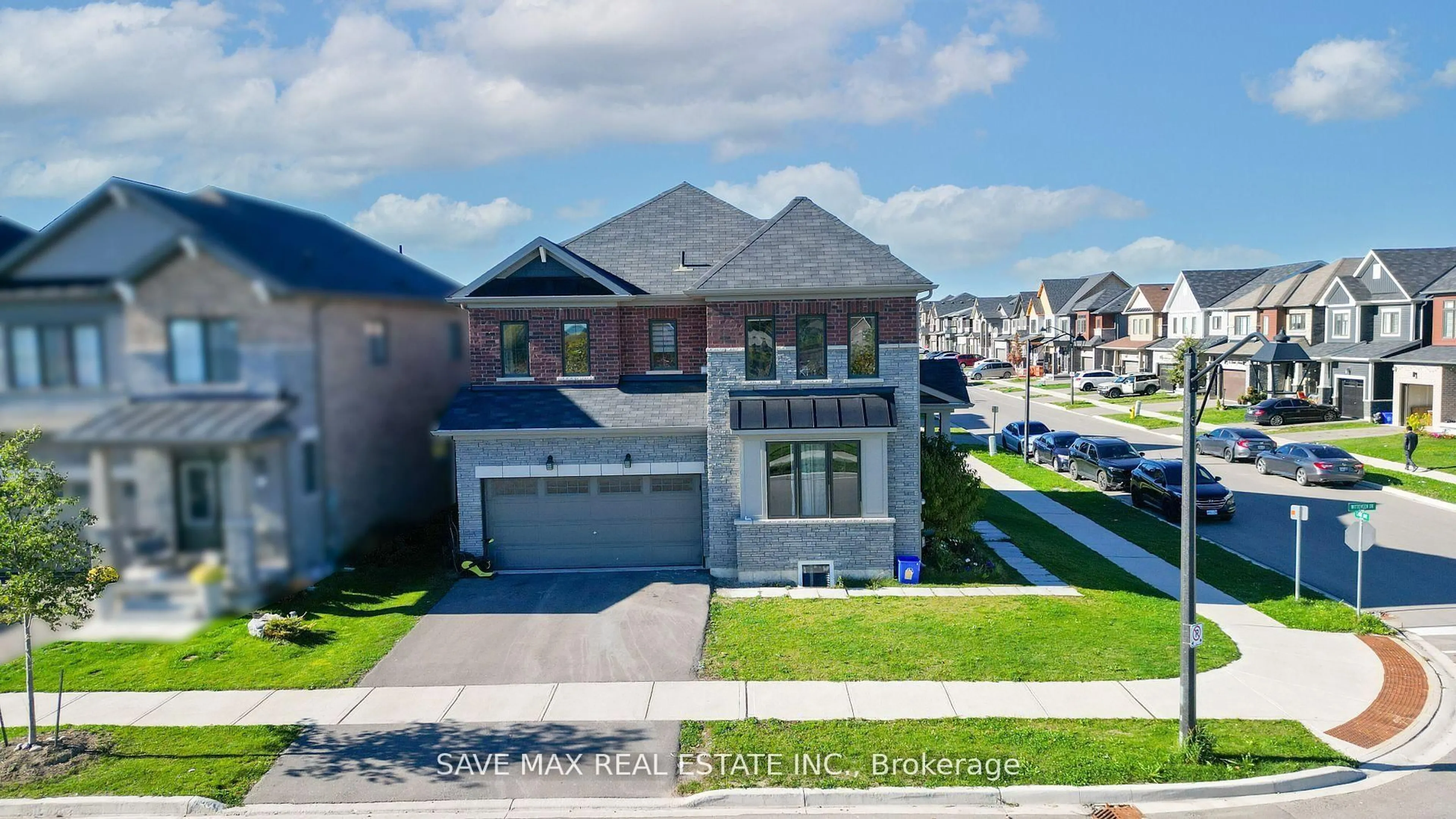A pic from outside/outdoor area/front of a property/back of a property/a pic from drone, street for 56 Witteveen Dr, Brantford Ontario N3T 0S3