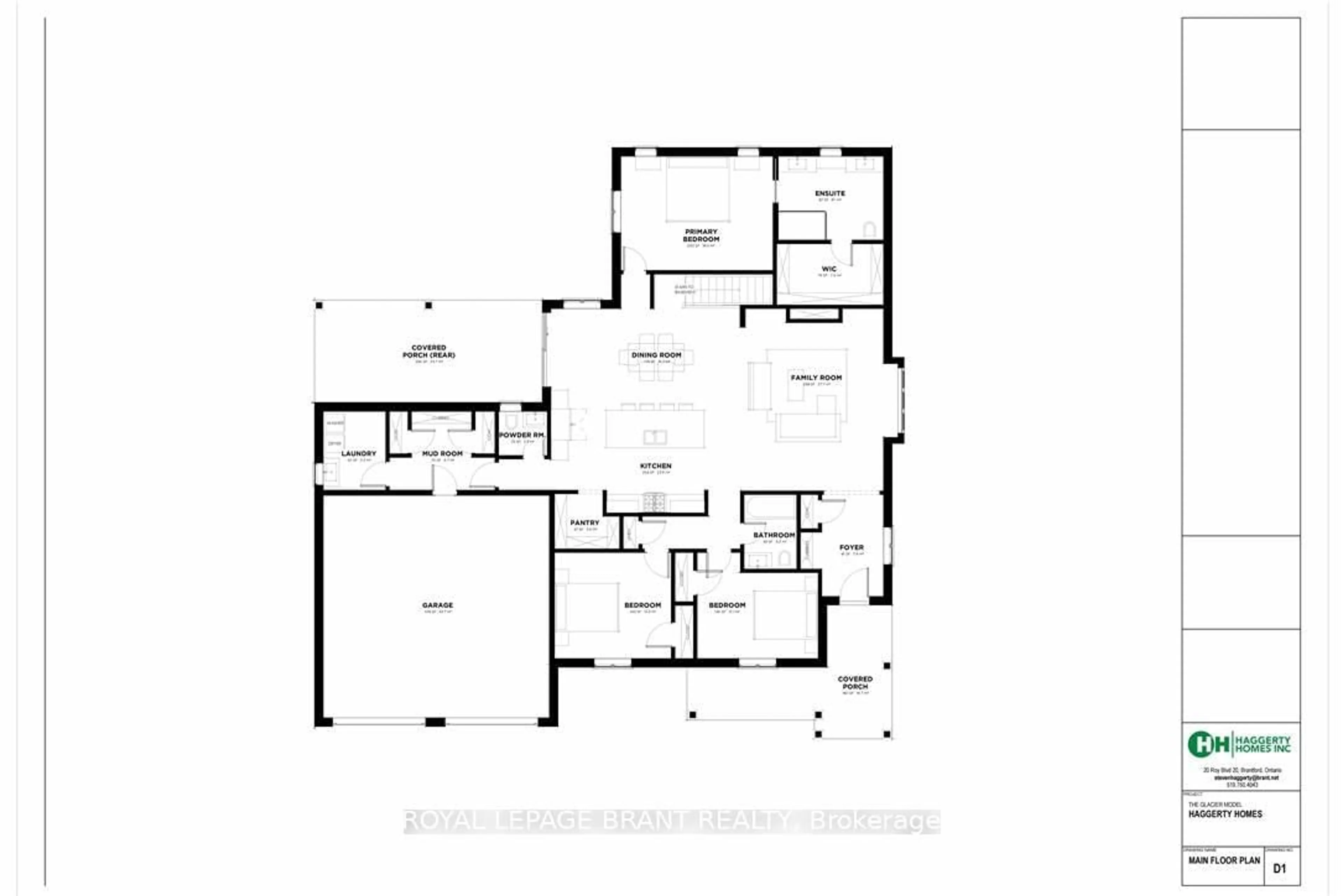 Floor plan for LOT 7 Willowdale St, Brantford Ontario N3T 5L7