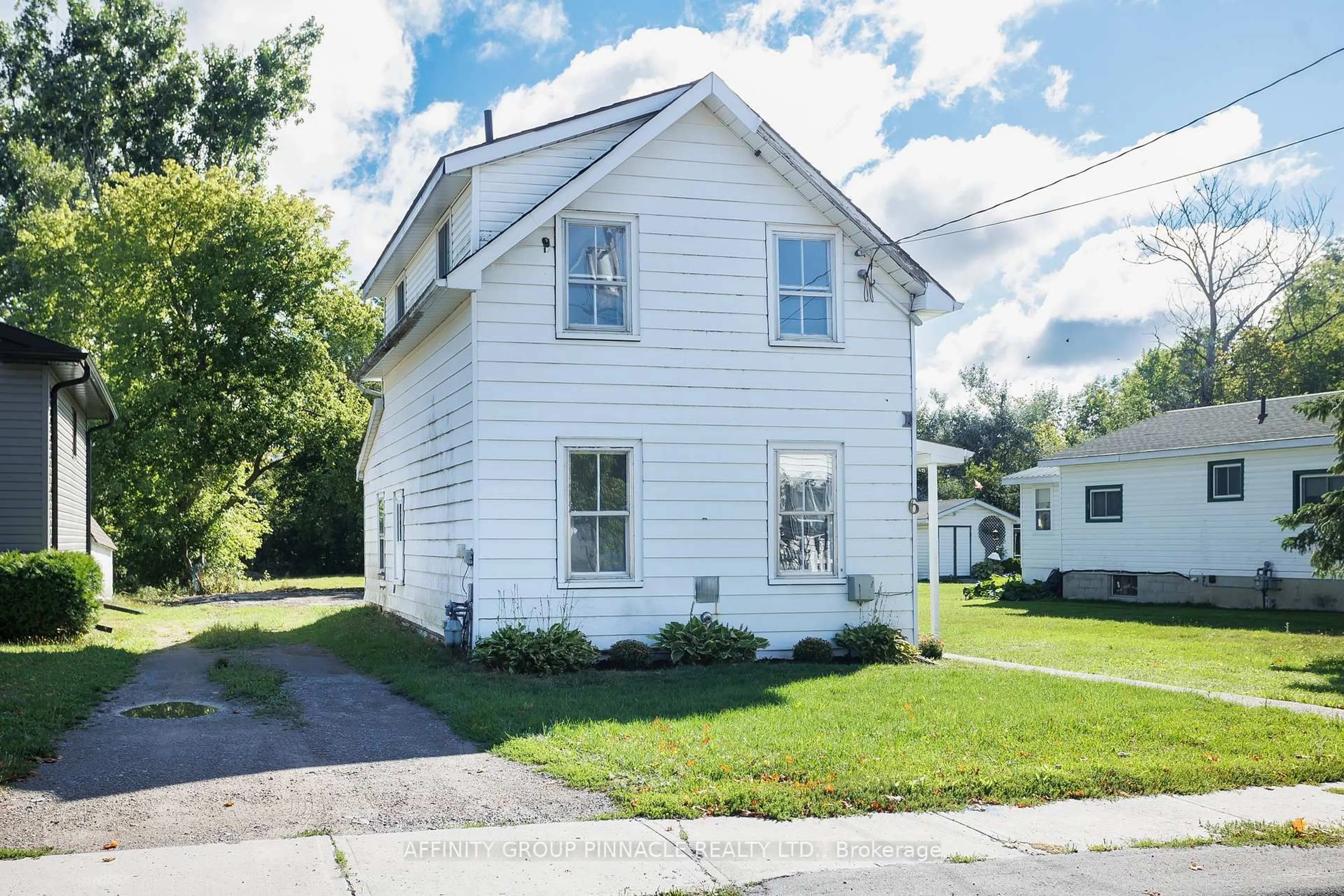 Home with vinyl exterior material, street for 6 Duke St, Kawartha Lakes Ontario K9V 2K4