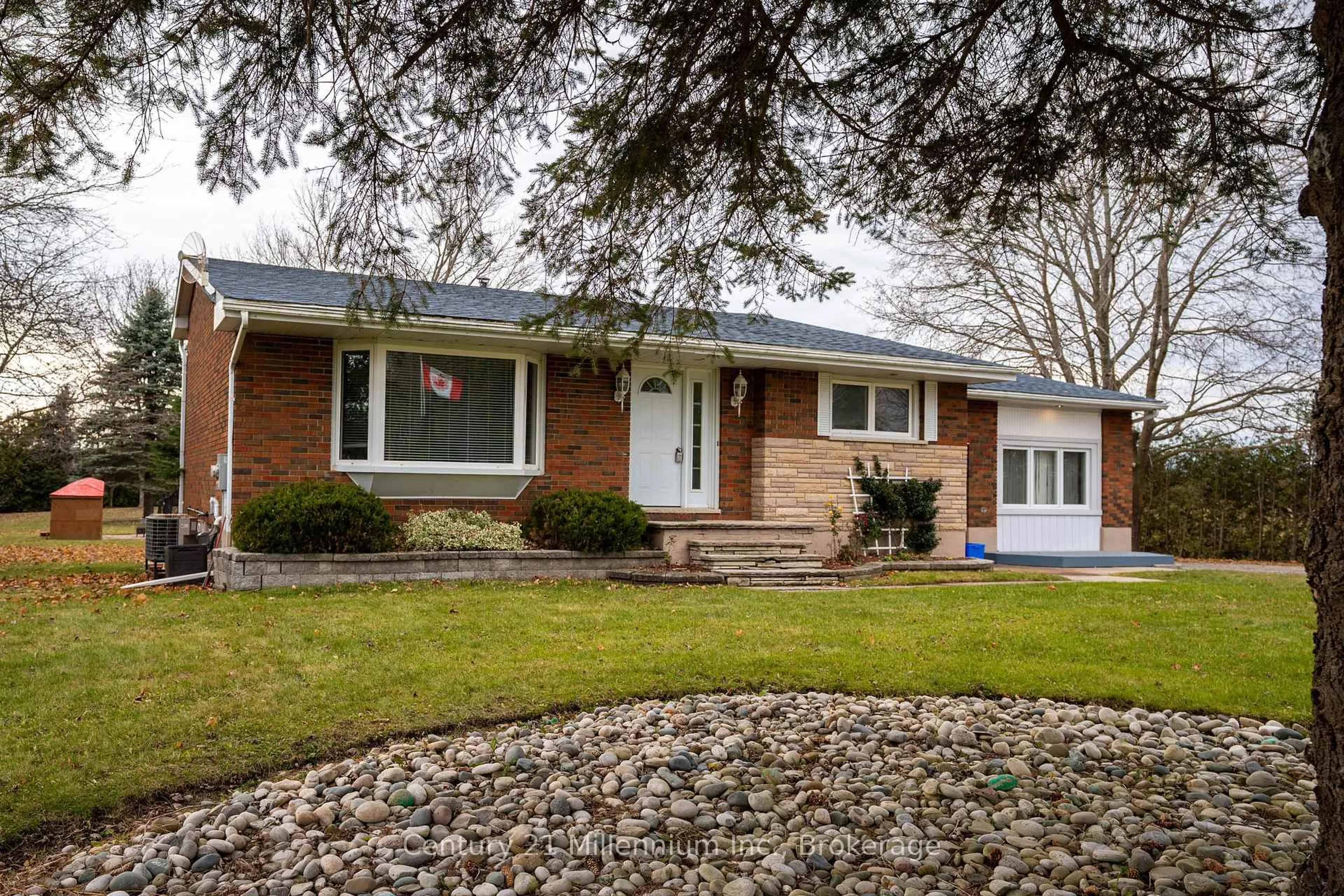 Home with brick exterior material, street for 457898 Grey Road 11 Rd, Meaford Ontario N4K 5N8